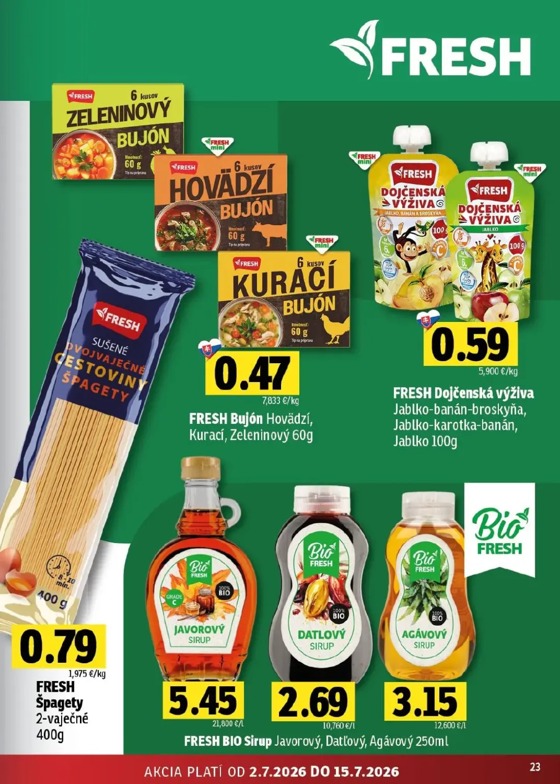 Fresh východ leták, strana 23 z 54