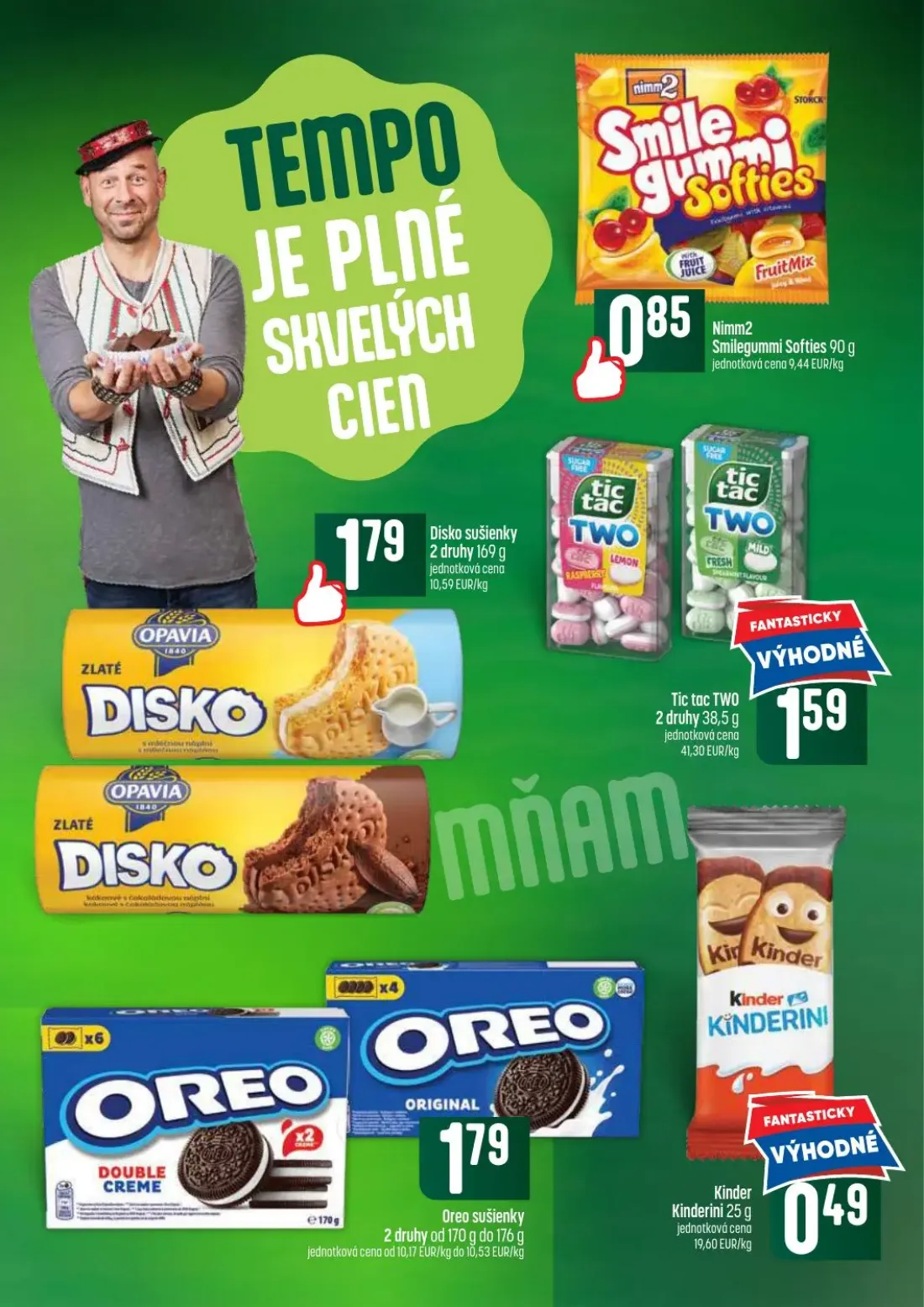 Coop Tempo leták, strana 35 z 56 — Nimm2 Smilegummi Softies, Disko sušienky, Tic tac TWO