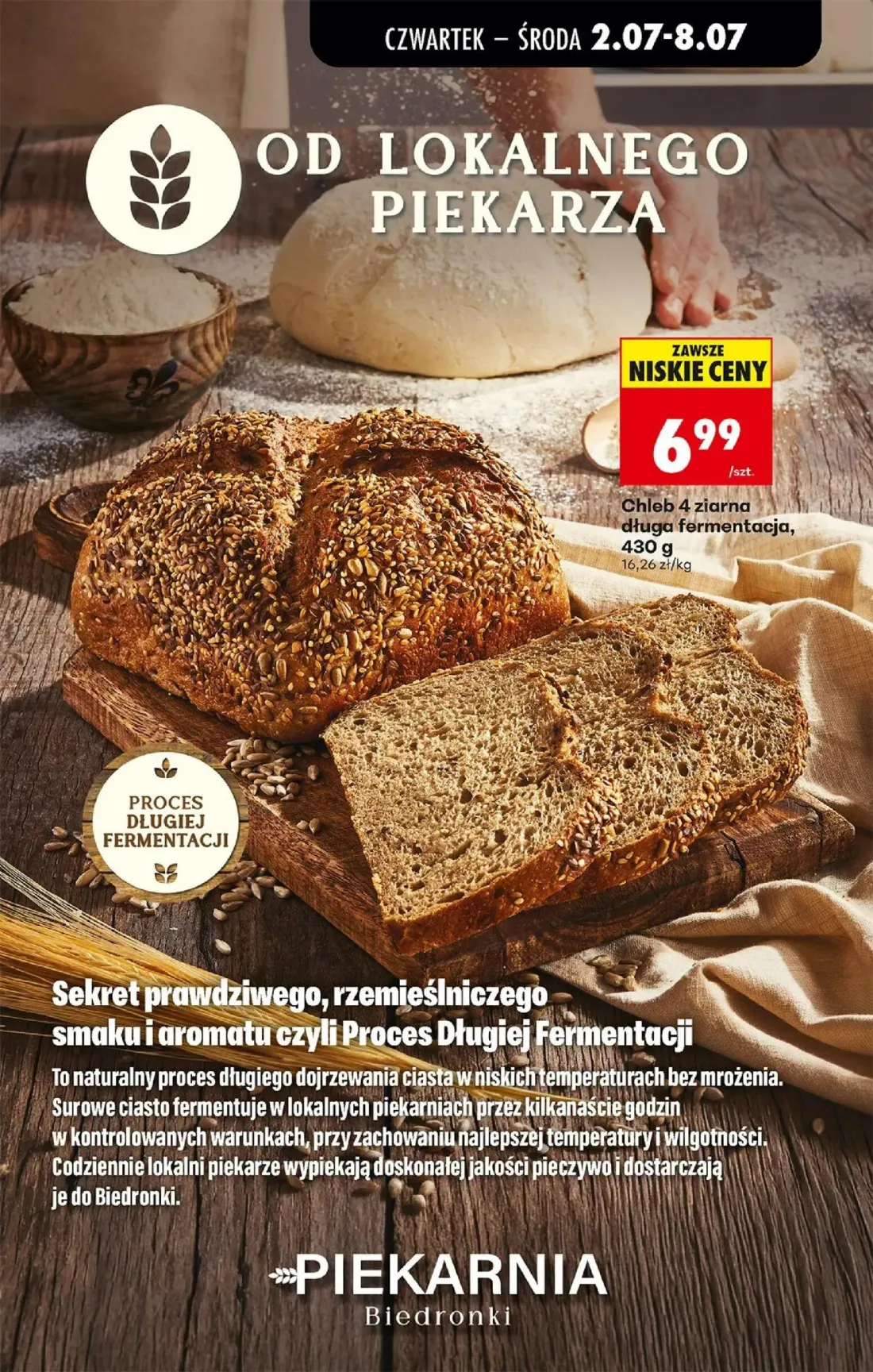 Biedronka gazetka, strona 27 z 80 — Chleb 4 ziarna długa fermentacja
