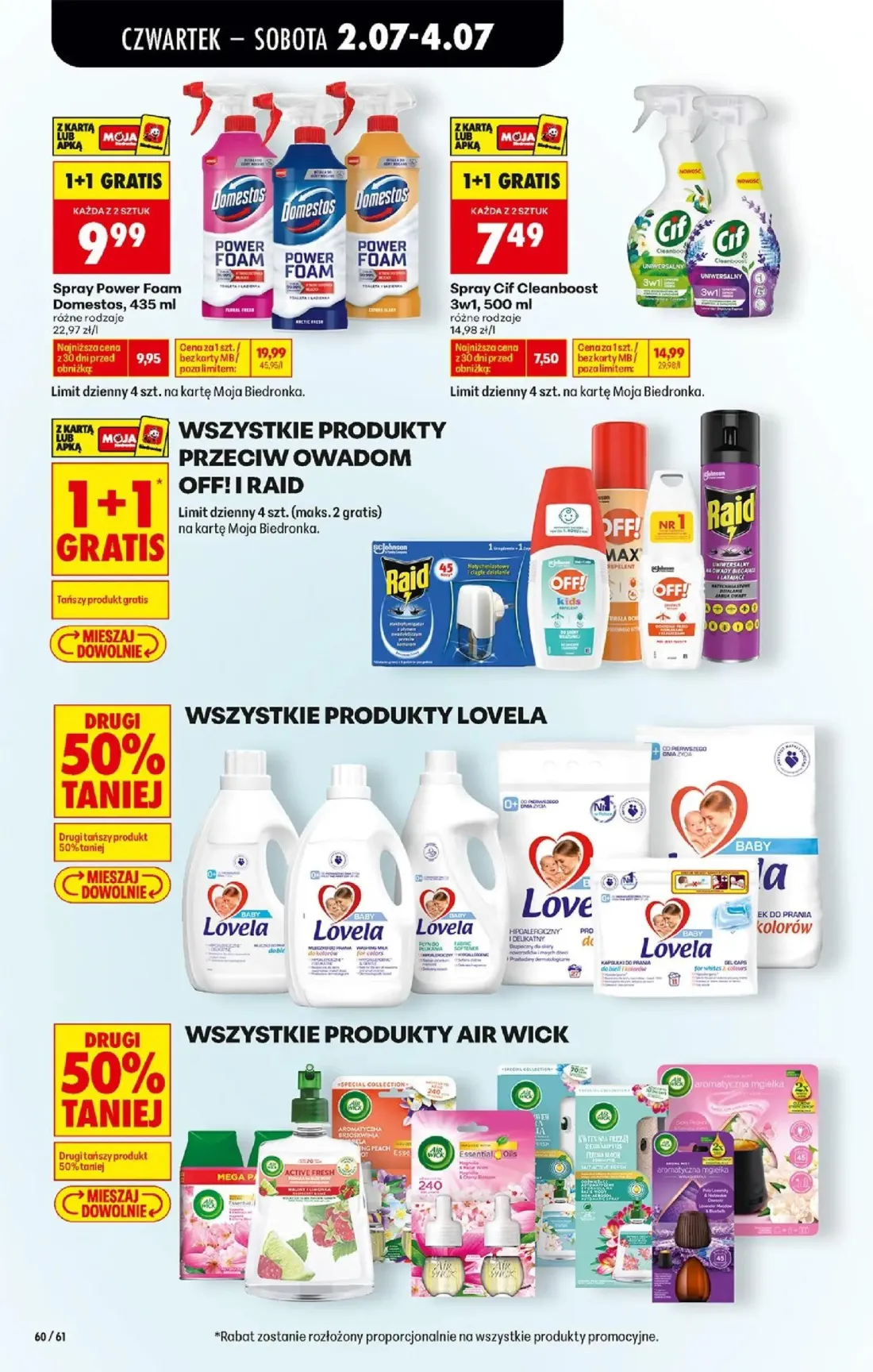 Biedronka gazetka, strona 72 z 80 — Domestos Spray Power Foam, Cif Cleanboost Spray 3w1