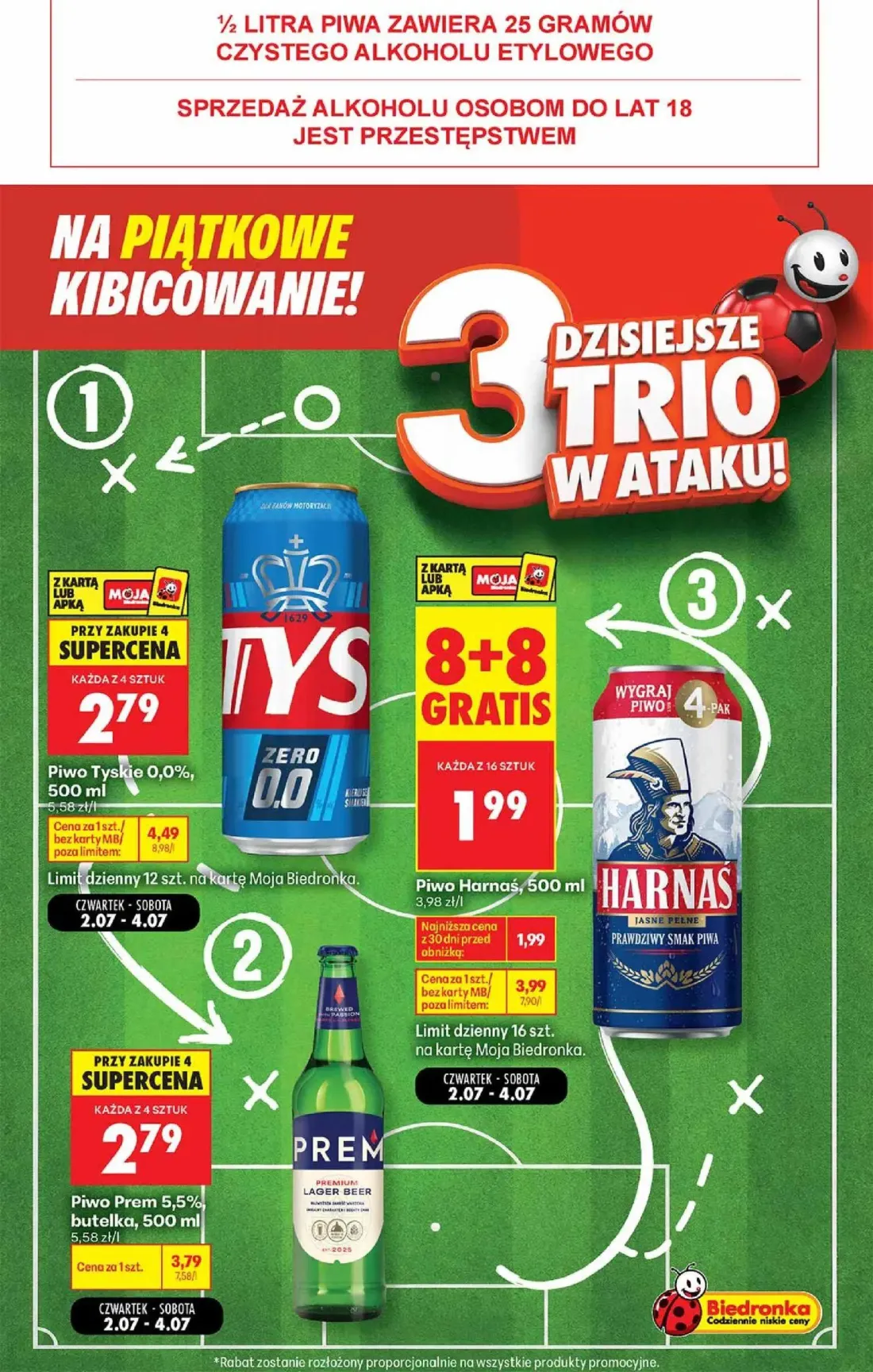 Biedronka gazetka, strona 2 z 5 — Piwo Harnaś