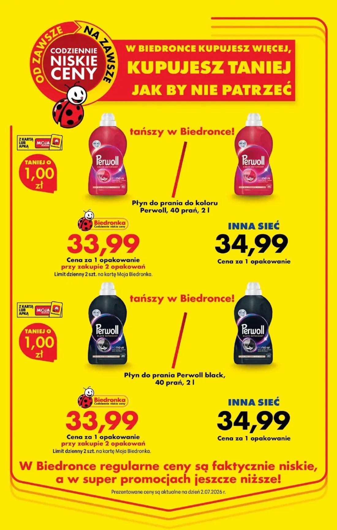 Biedronka gazetka, strona 11 z 11 — Płyn do prania do koloru Perwoll, Płyn do prania Perwoll black