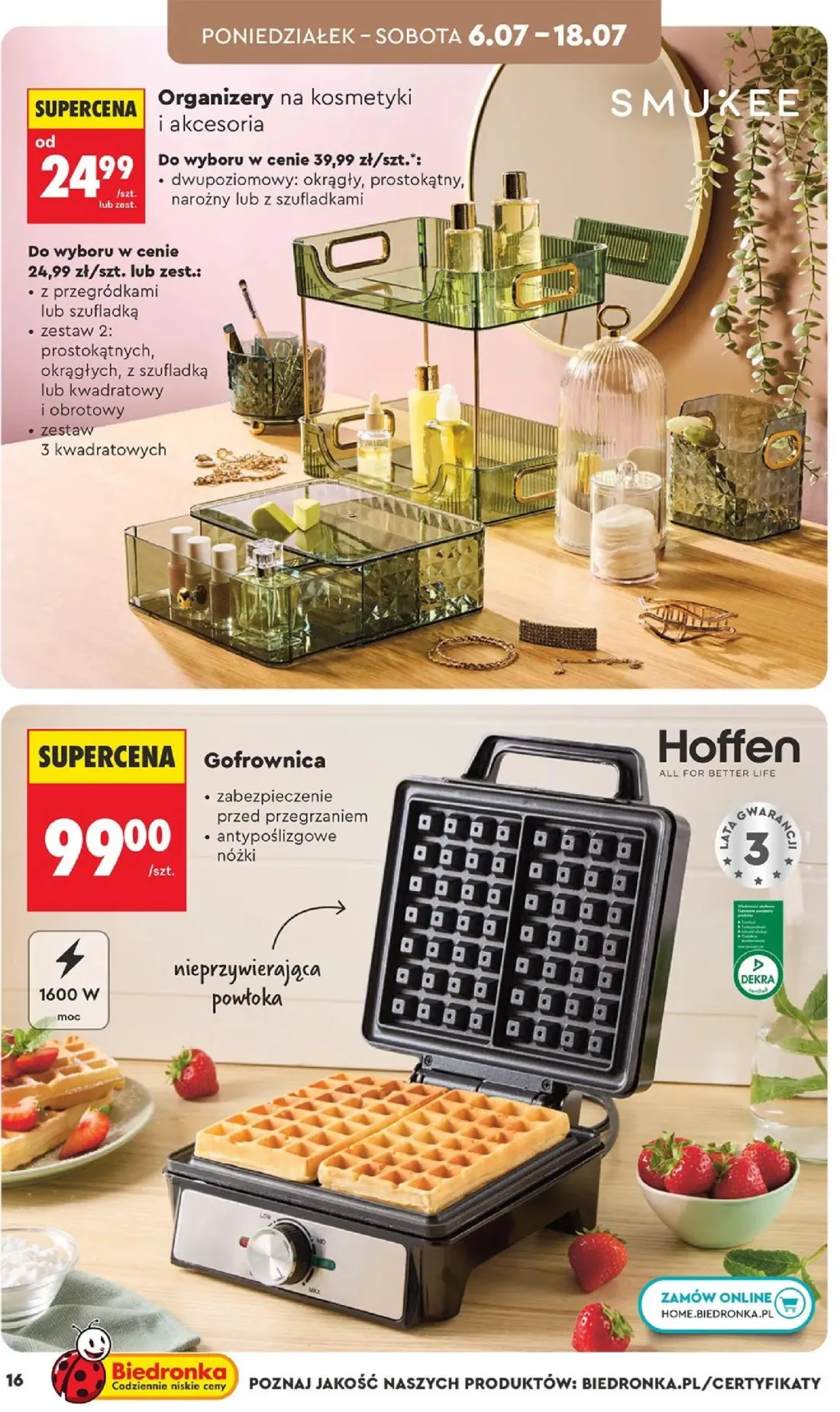 Biedronka gazetka, strona 16 z 48 — Gofrownica
