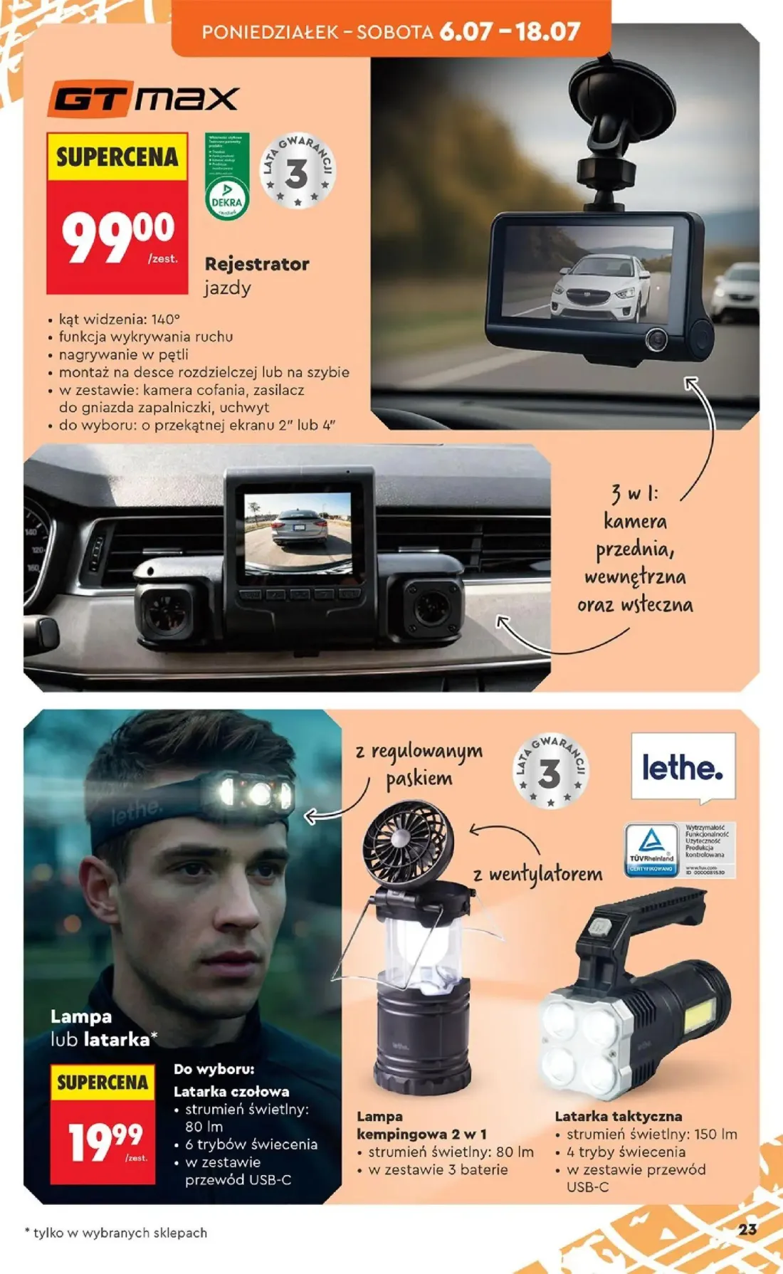 Biedronka gazetka, strona 23 z 48 — Latarka czołowa