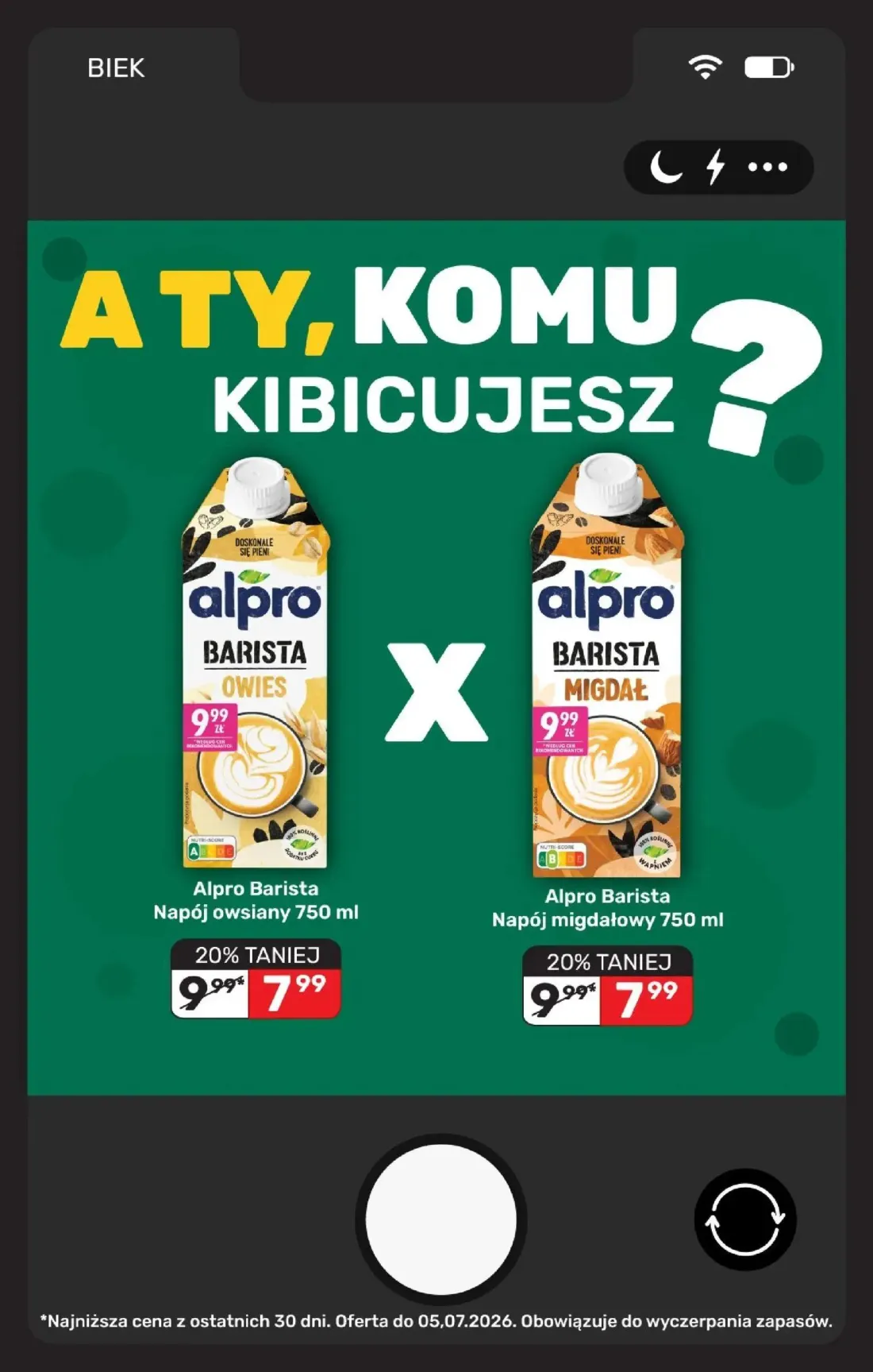 Biedronka gazetka, strona 12 z 22 — Alpro Barista Napój owsiany, Alpro Barista Napój migdałowy