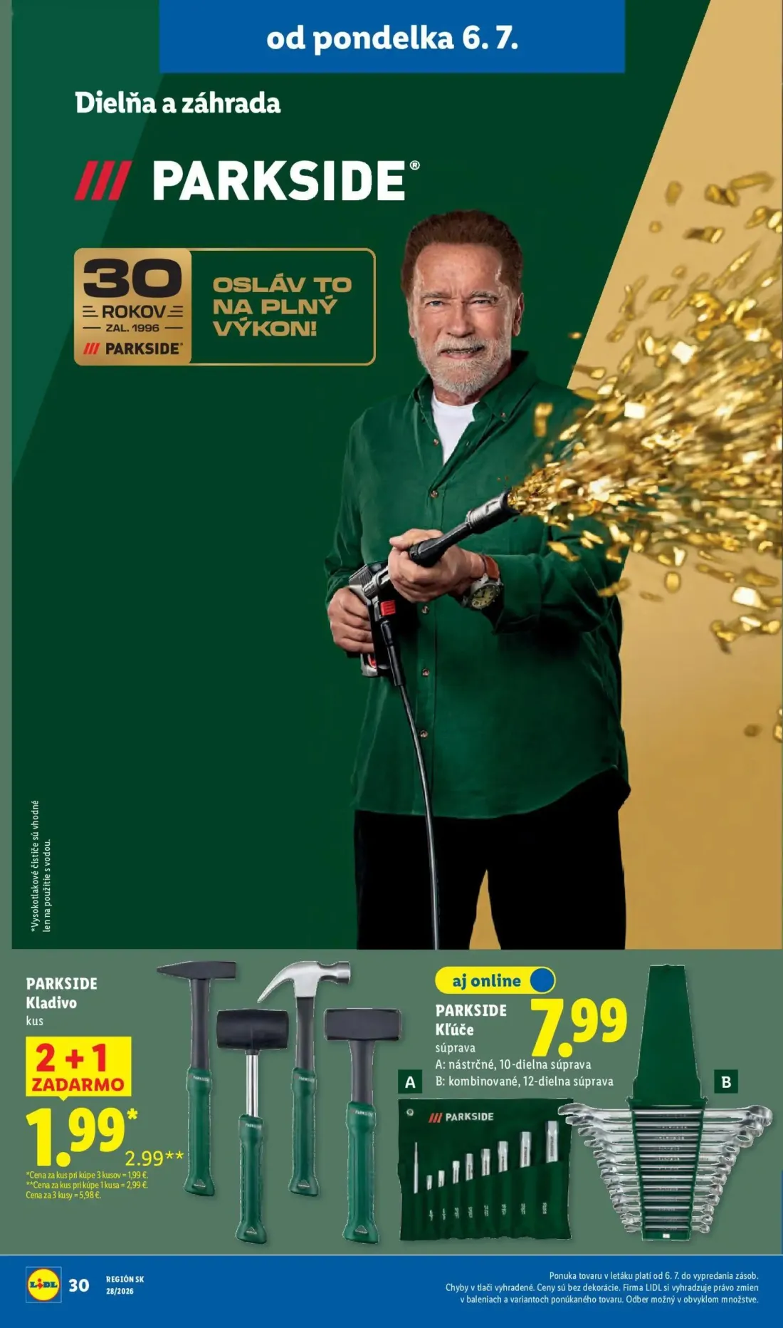 Lidl leták, strana 54 z 109 — PARKSIDE Kladivo, PARKSIDE Kľúče