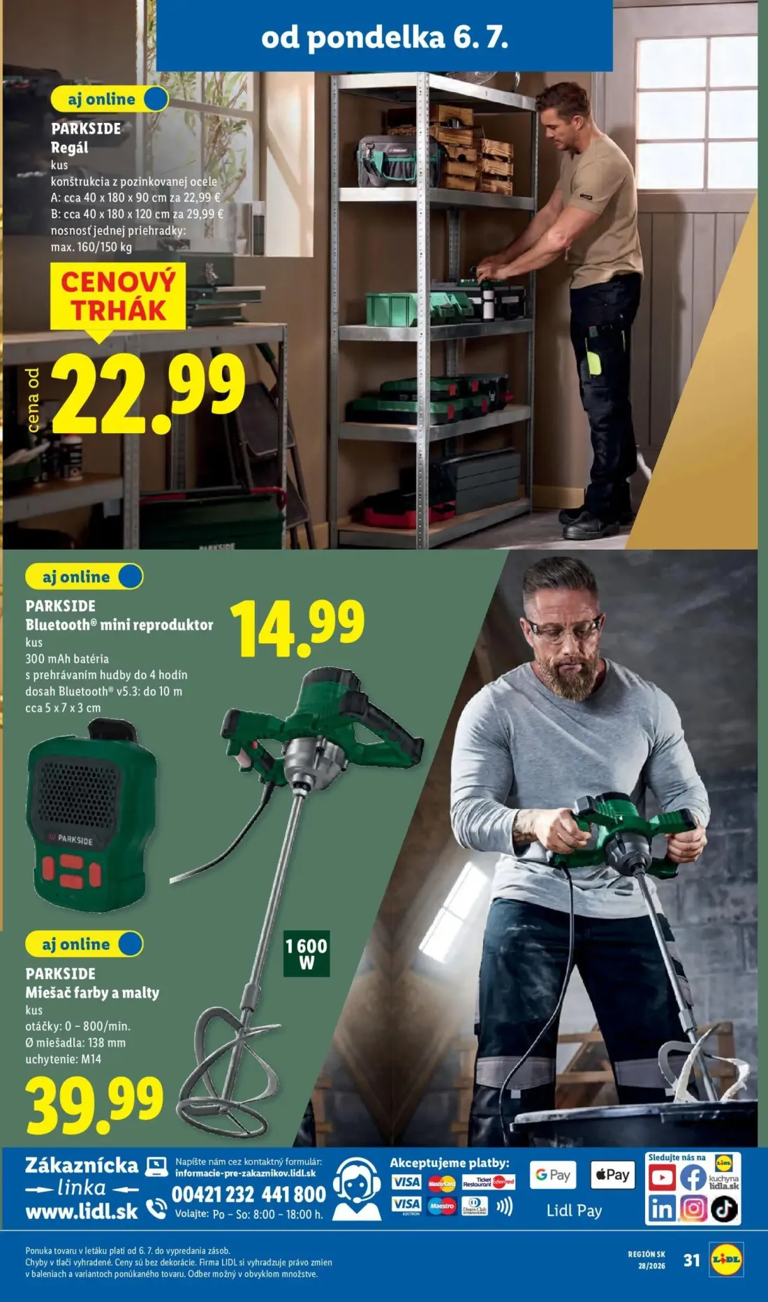 Lidl leták, strana 55 z 109 — Miešač farby a malty