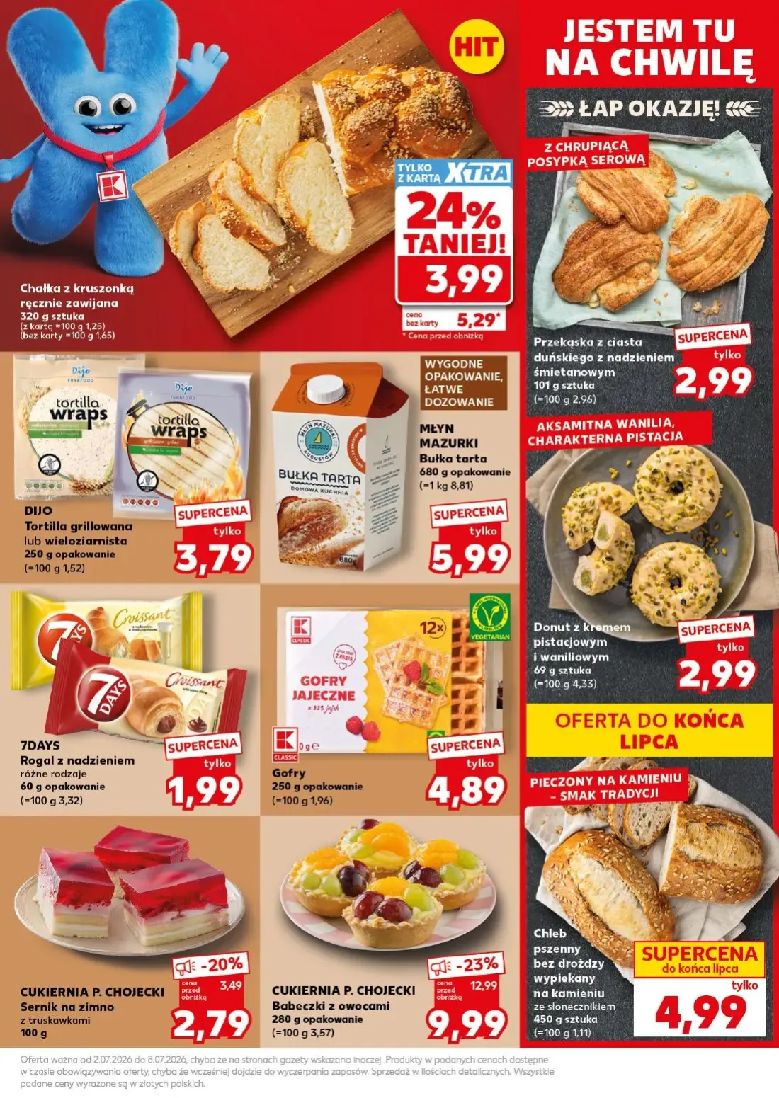 Kaufland gazetka, strona 15 z 26 — Chałka z kruszonką ręcznie zawijana, Chleb pszenny bez drożdży wypiekany na kamieniu ze s…