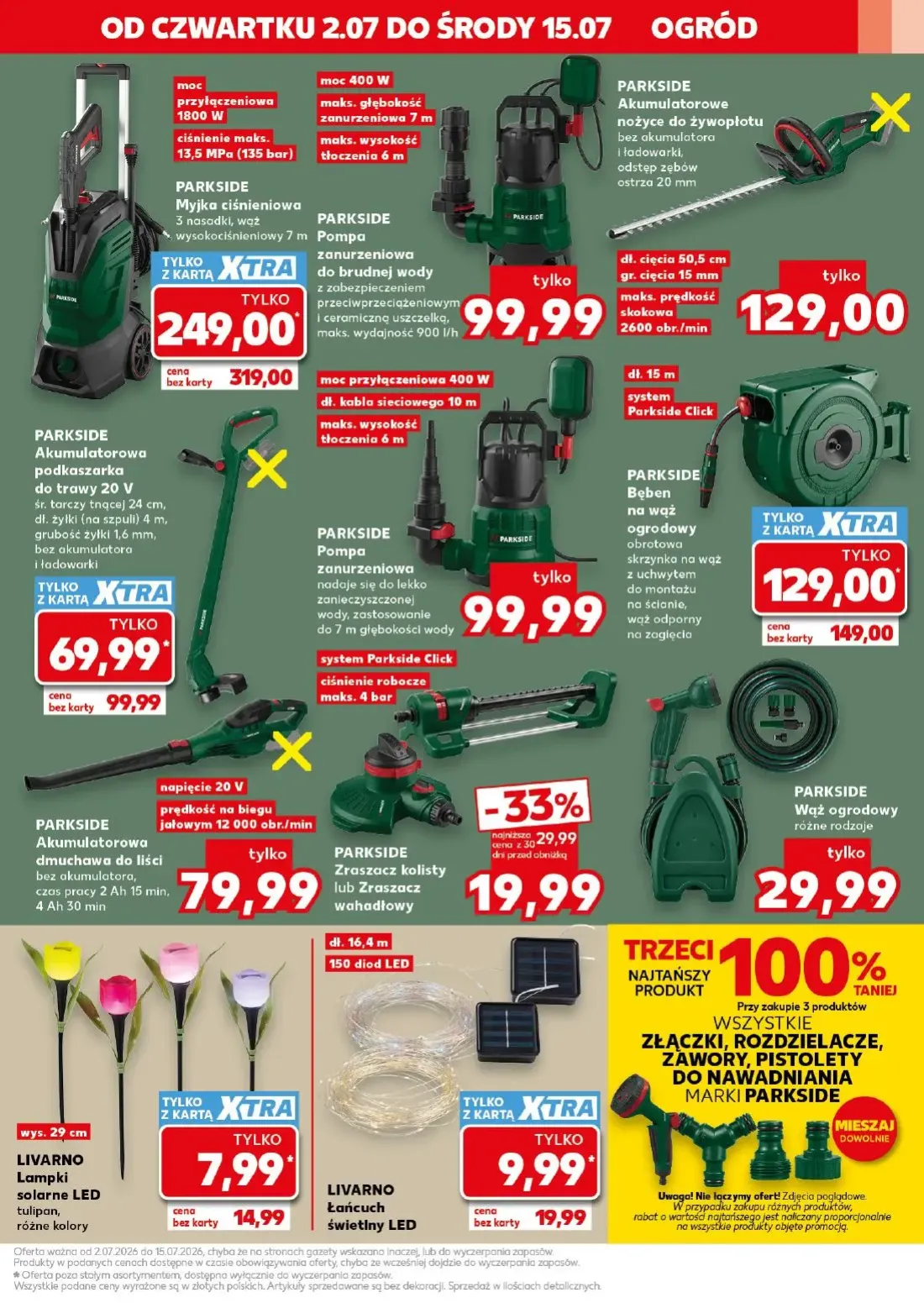 Kaufland gazetka, strona 25 z 26 — PARKSIDE Myjka ciśnieniowa, PARKSIDE Akumulatorowa podkaszarka do trawy 20 V, PARKSIDE Bę…