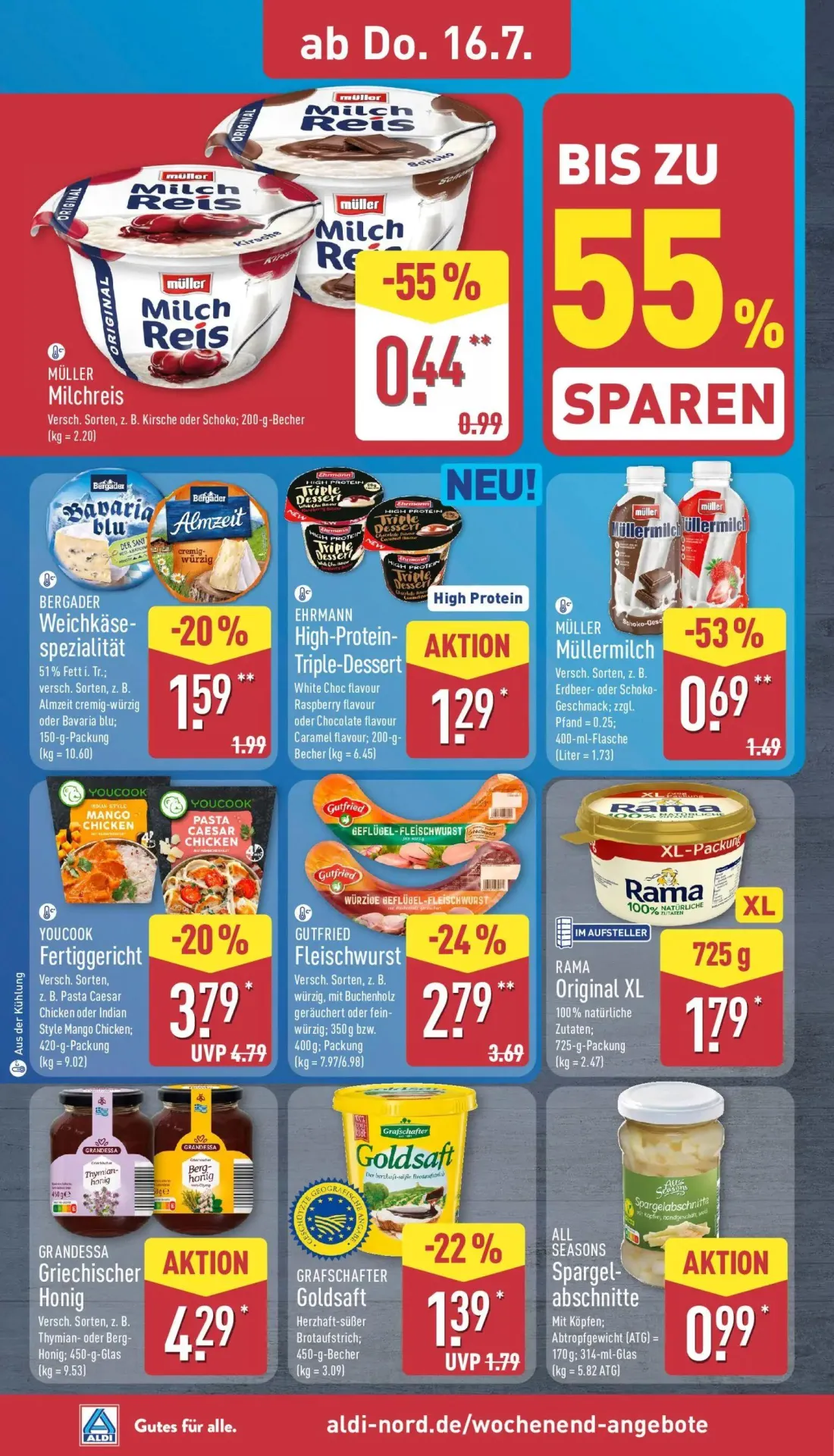 Aldi Nord Prospekt, Seite 28 von 35 — Grafschafter Goldsaft