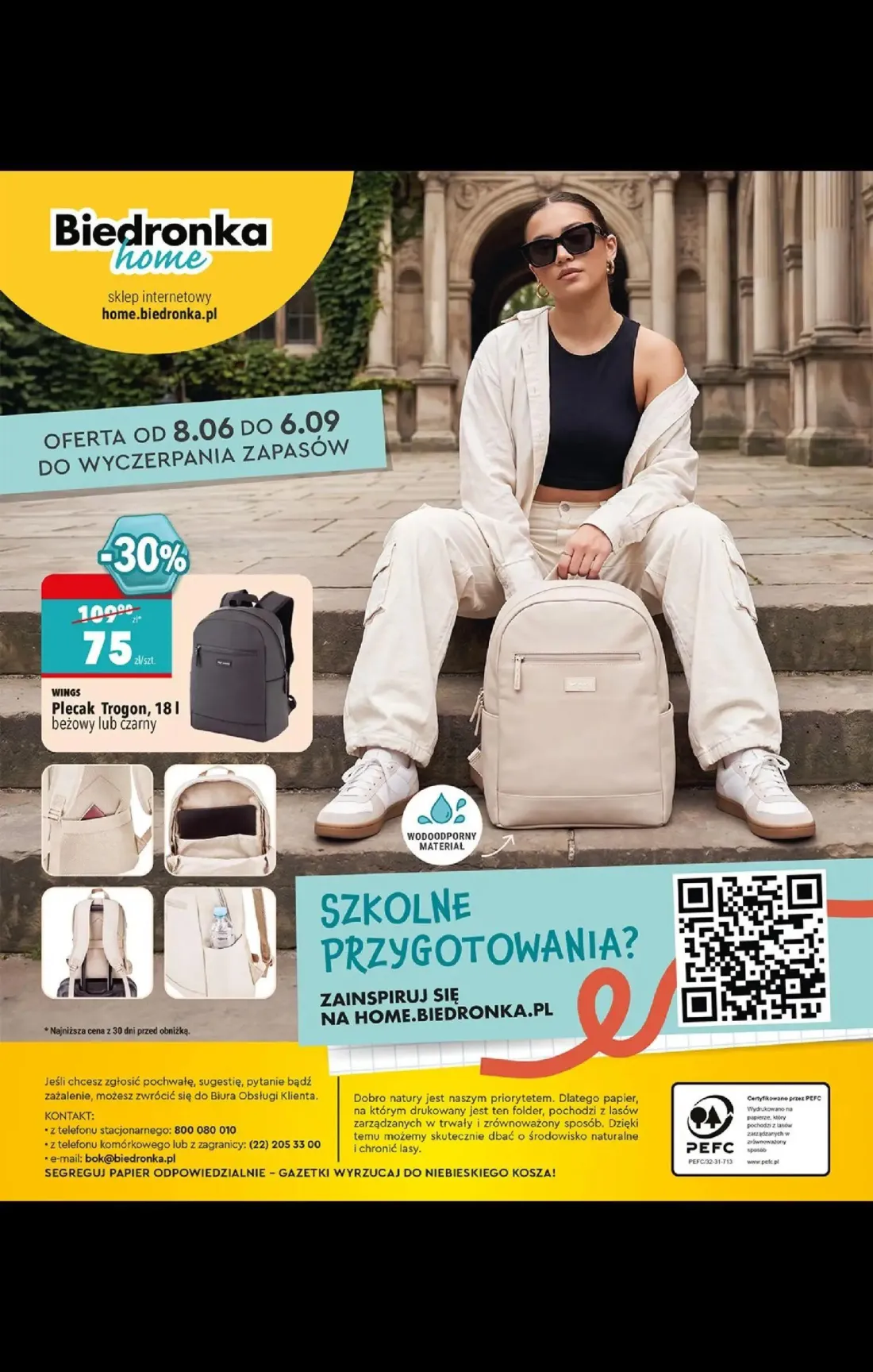 Biedronka gazetka, strona 44 z 44 — Plecak Trogon