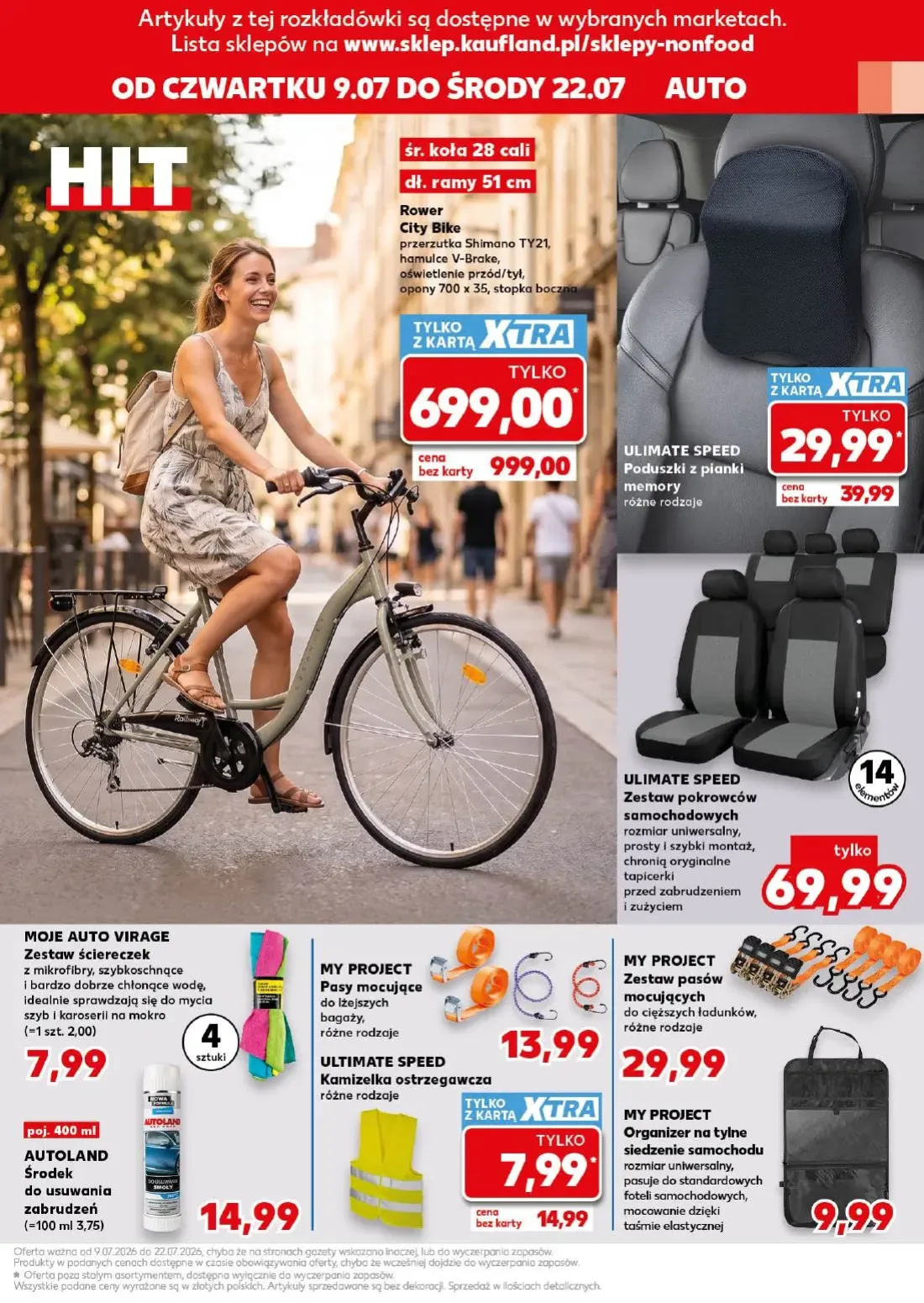 Kaufland gazetka, strona 13 z 20 — ULIMATE SPEED Poduszki z pianki memory, ULTIMATE SPEED Kamizelka ostrzegawcza, ULIMATE SP…