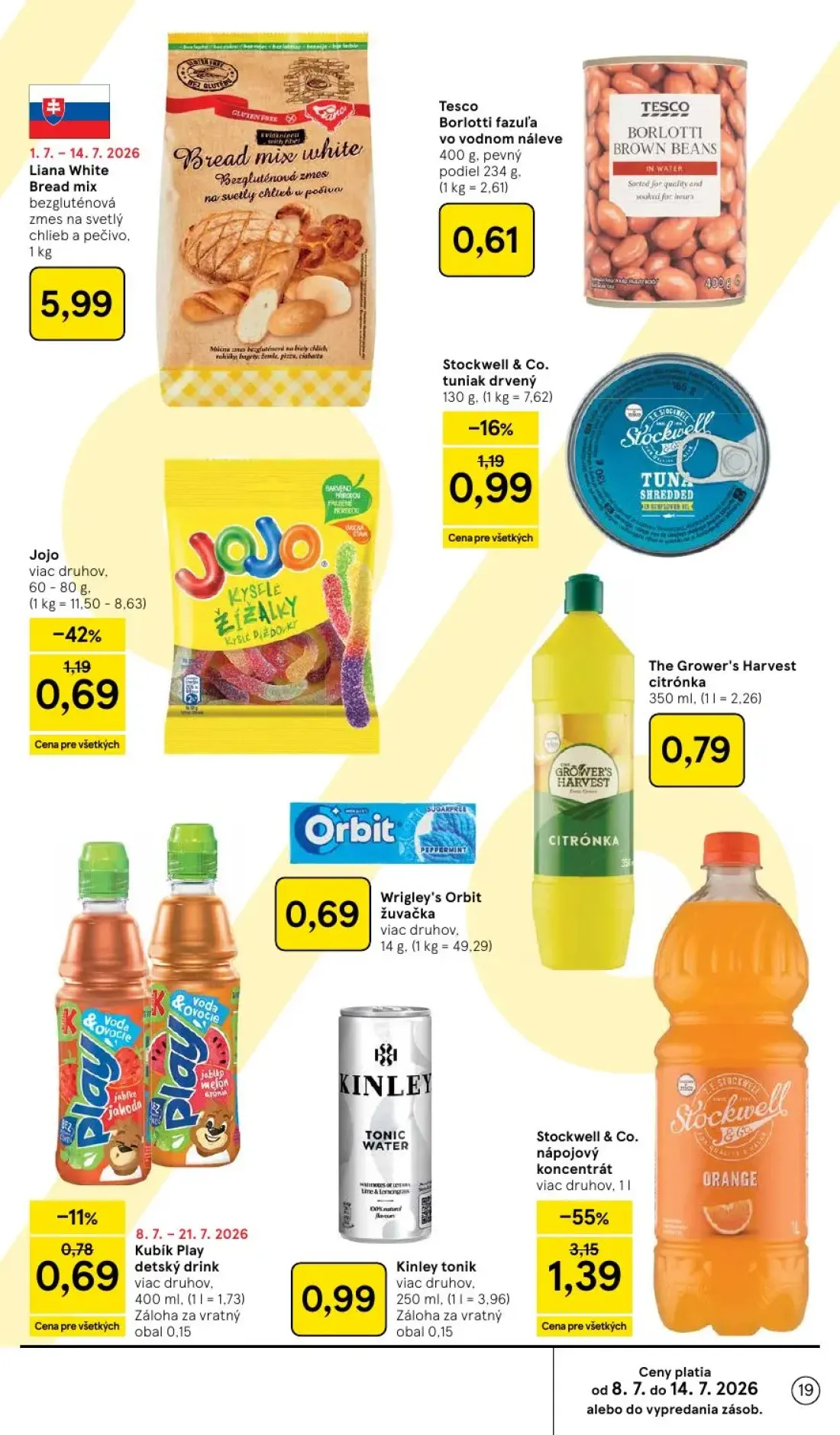 Tesco leták, strana 19 z 48 — Kubík Play detský drink