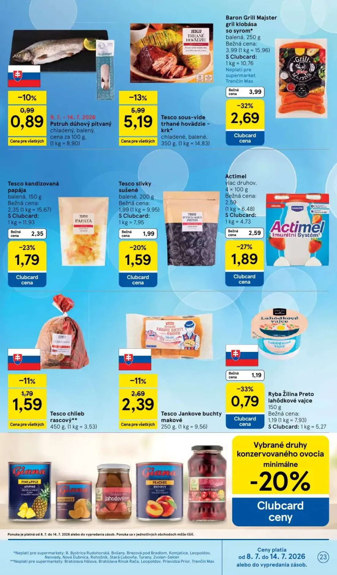 Tesco Supermarket leták, strana 23 z 27