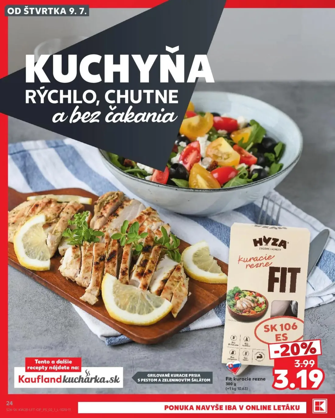 Kaufland leták, strana 24 z 82 — Fit kuracie rezne