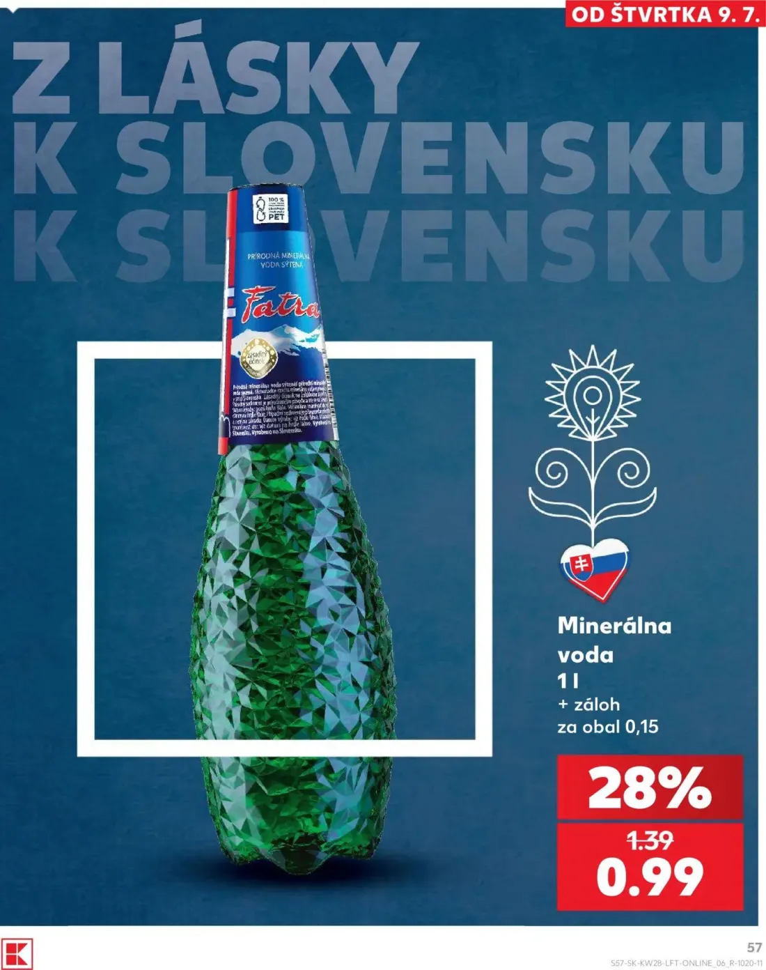 Kaufland leták, strana 57 z 82 — Minerálna voda