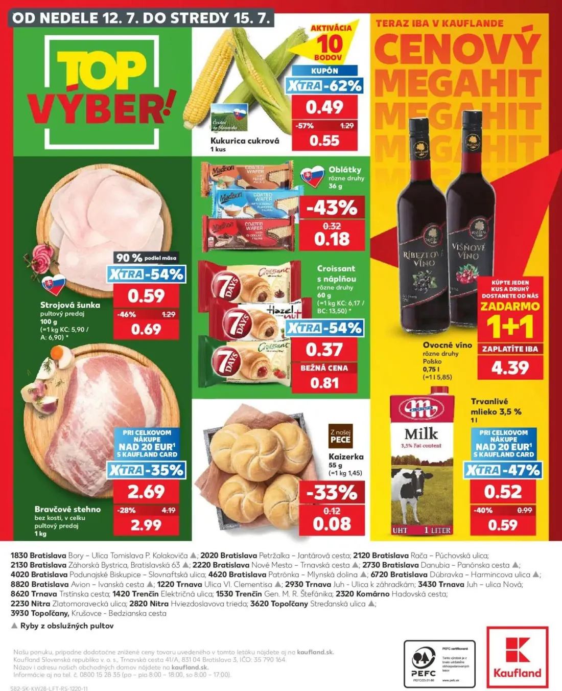 Kaufland leták, strana 82 z 82 — Ovocné víno rôzne druhy Poľsko