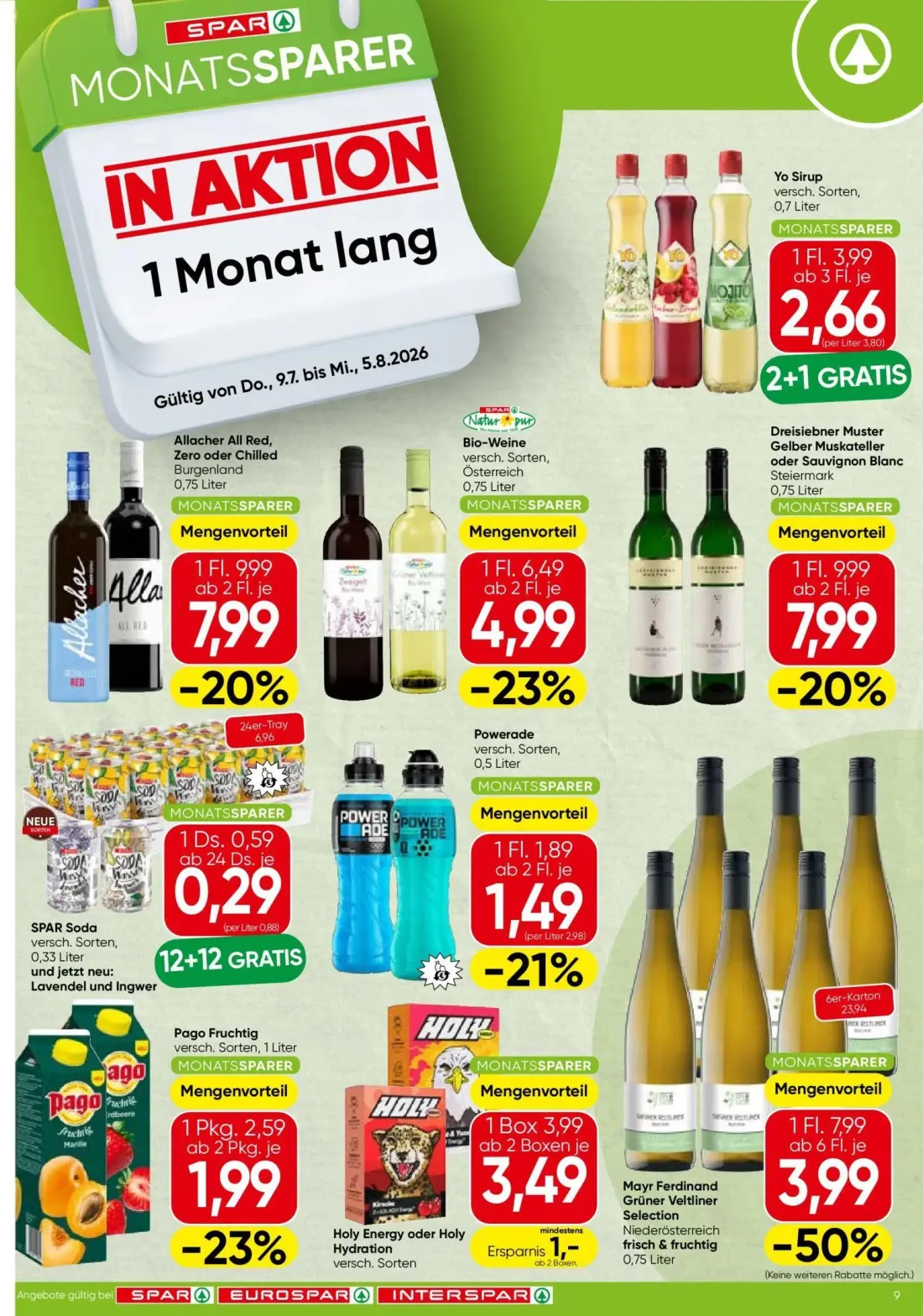 Spar Prospekt, Seite 9 von 16