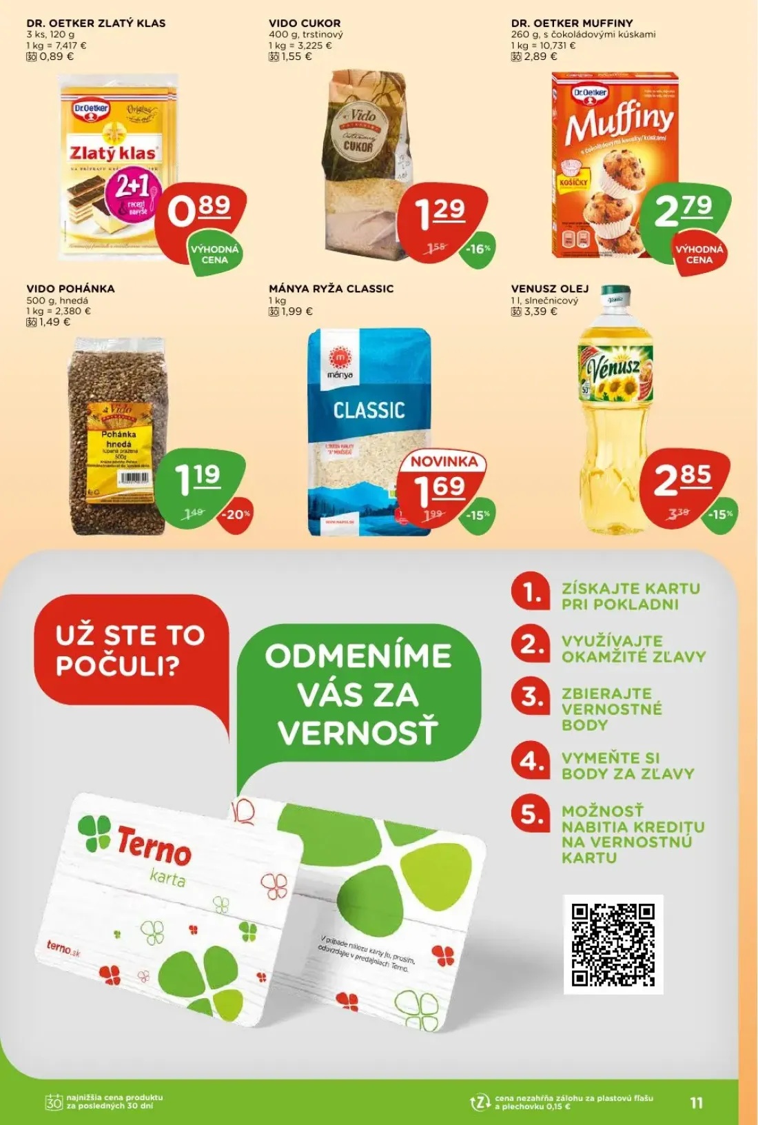 Terno leták, strana 11 z 29 — MÁNYA RYŽA CLASSIC