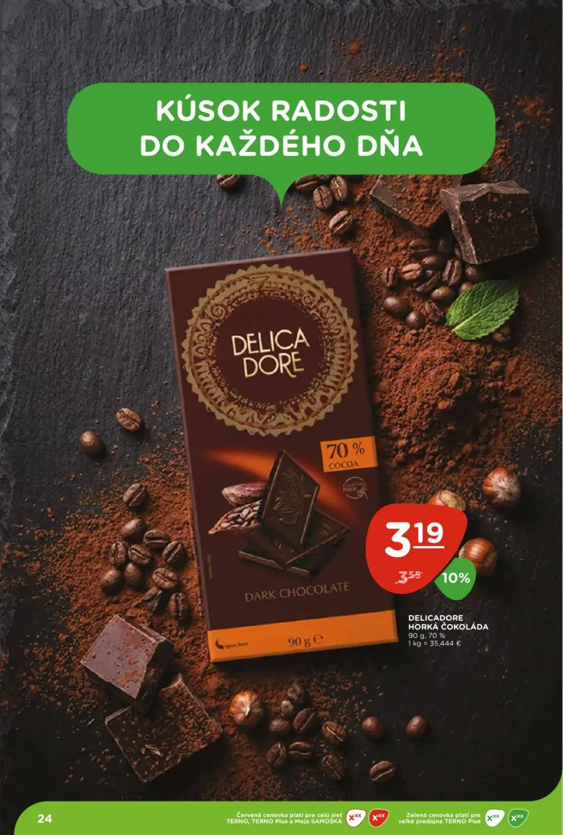 Terno leták, strana 24 z 29 — DELICADORE HORKÁ ČOKOLÁDA