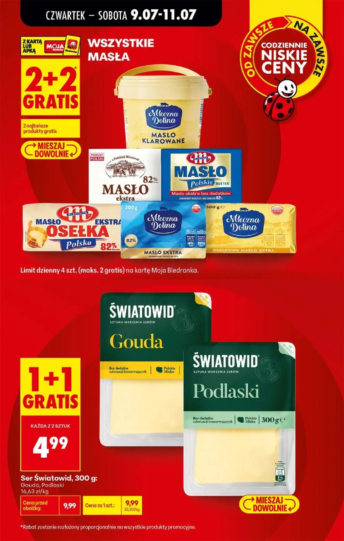 Biedronka gazetka, strona 9 z 80 — Ser Światowid Gouda, Ser Światowid Podlaski