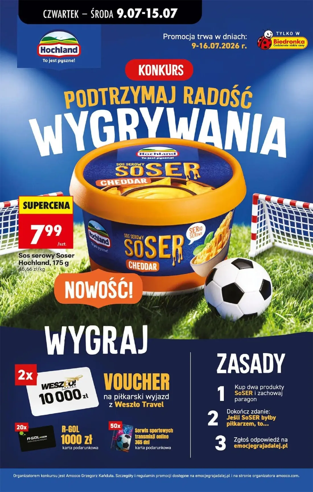 Biedronka gazetka, strona 43 z 80 — Sos serowy Soser Hochland