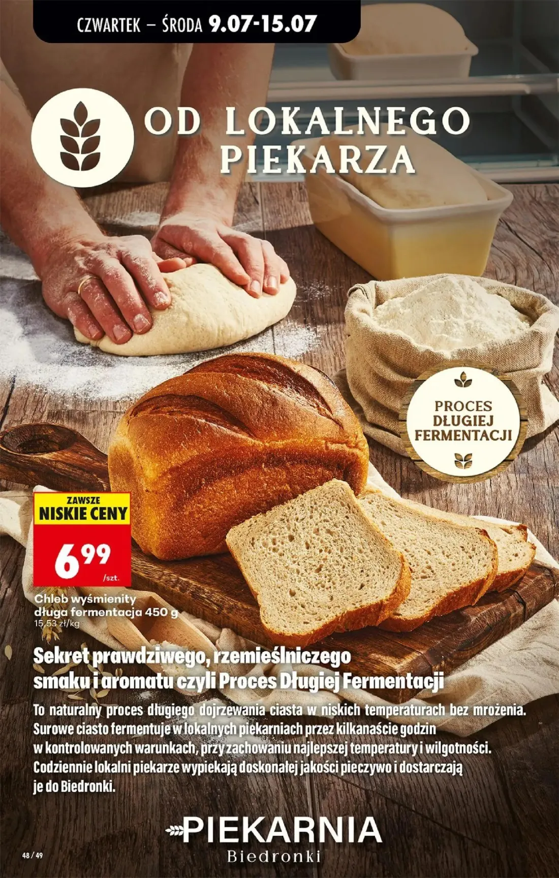 Biedronka gazetka, strona 58 z 80 — Chleb wyśmienity długa fermentacja