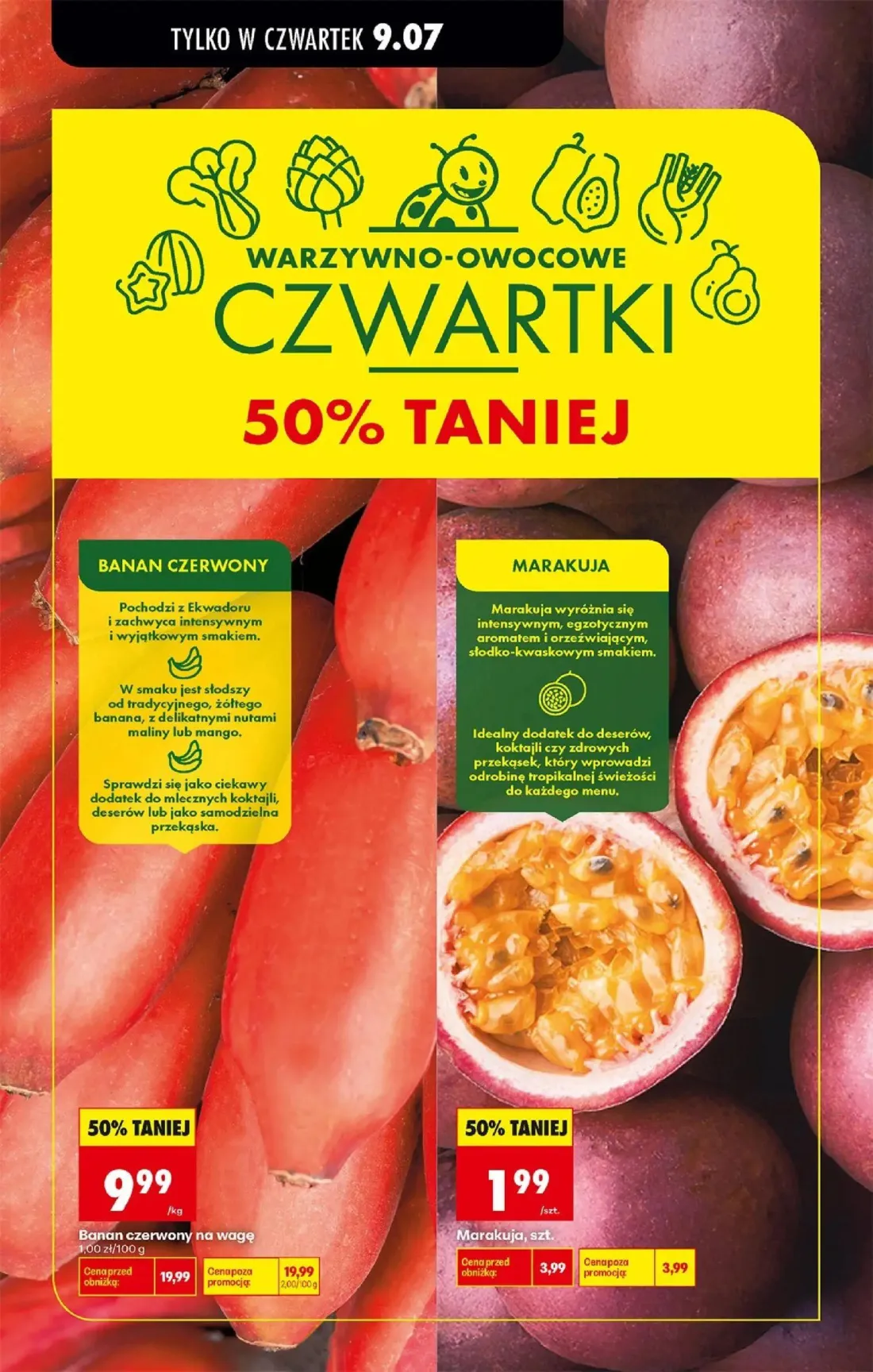 Biedronka gazetka, strona 79 z 80 — Banan czerwony, Marakuja