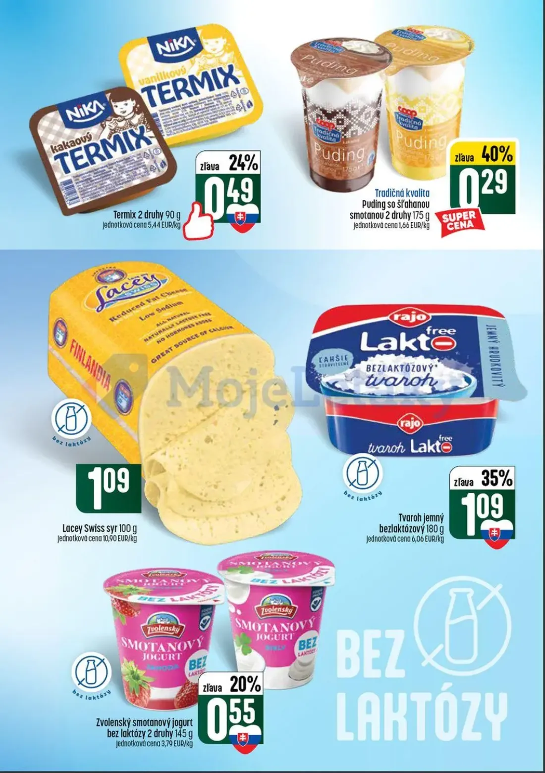 Coop Tempo leták, strana 25 z 56 — Termix, Puding so šľahanou smotanou, Lacey Swiss syr