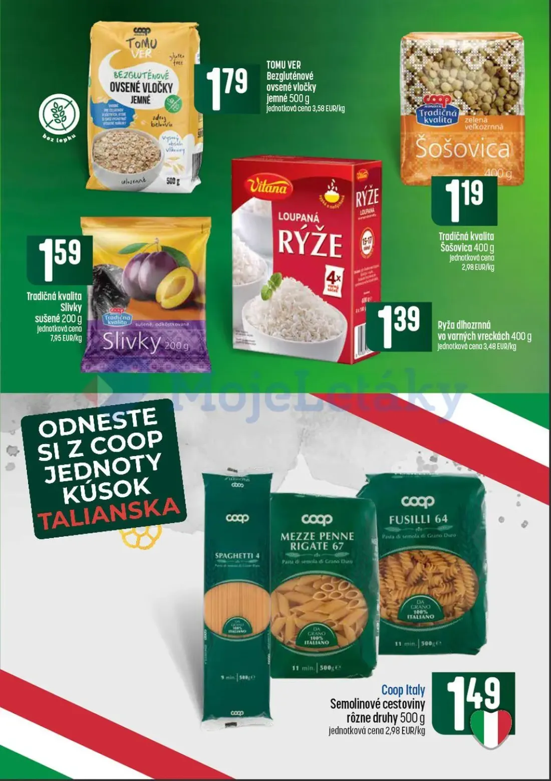 Coop Tempo leták, strana 31 z 56 — TOMU VER Bezgluténové ovsené vločky jemné, Tradičná kvalita Slivky sušené, Tradičná kvali…