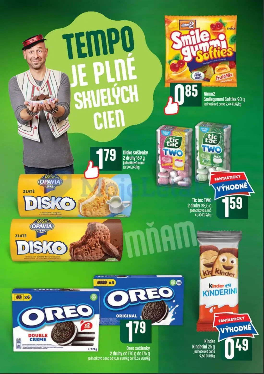 Coop Tempo leták, strana 35 z 56 — Nimm2 Smilegummi Softies, Opavia Zlaté Disko, Tic tac TWO