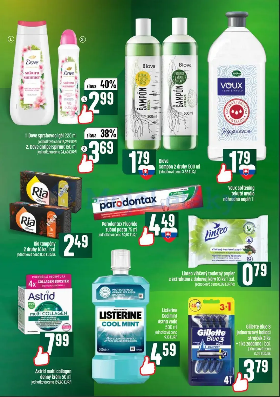 Coop Tempo leták, strana 53 z 56 — Dove sprchovací gél, Dove antiperspirant, Biova Šampón