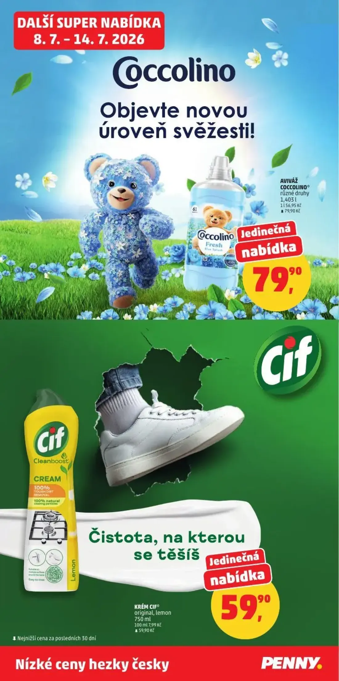 PENNY leták, strana 35 z 35 — AVIVÁŽ COCCOLINO, KRÉM CIF