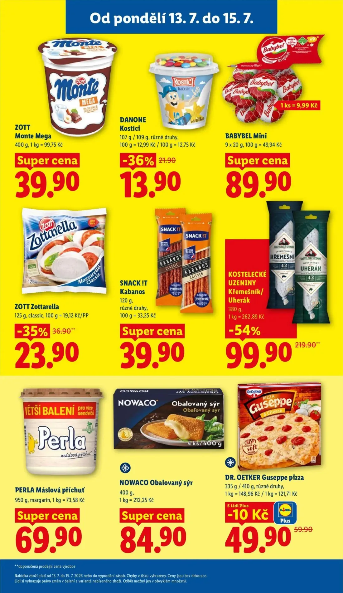 Lidl leták, strana 19 z 49 — ZOTT Monte Mega