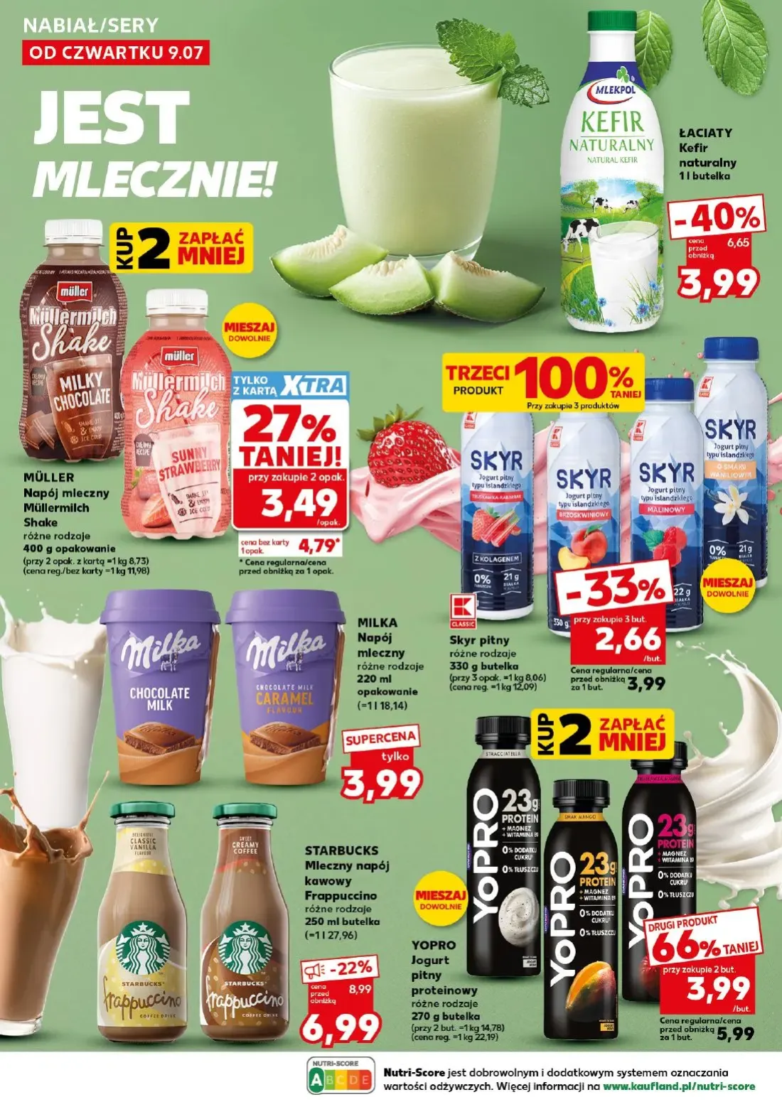 Kaufland gazetka, strona 26 z 34 — YOPRO Jogurt pitny proteinowy, Skyr pitny