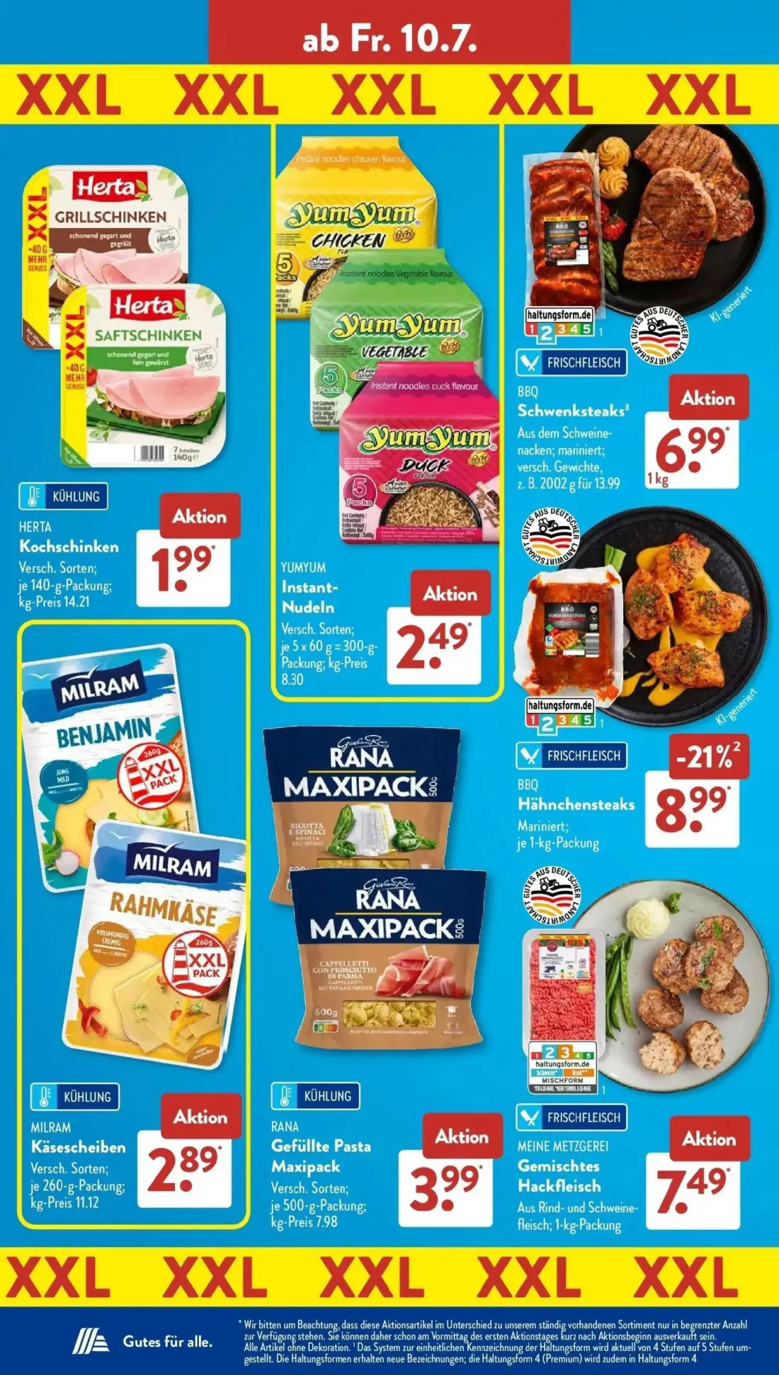Aldi Süd Prospekt, Seite 23 von 32 — BBQ Schwenksteaks, BBQ Hähnchensteaks