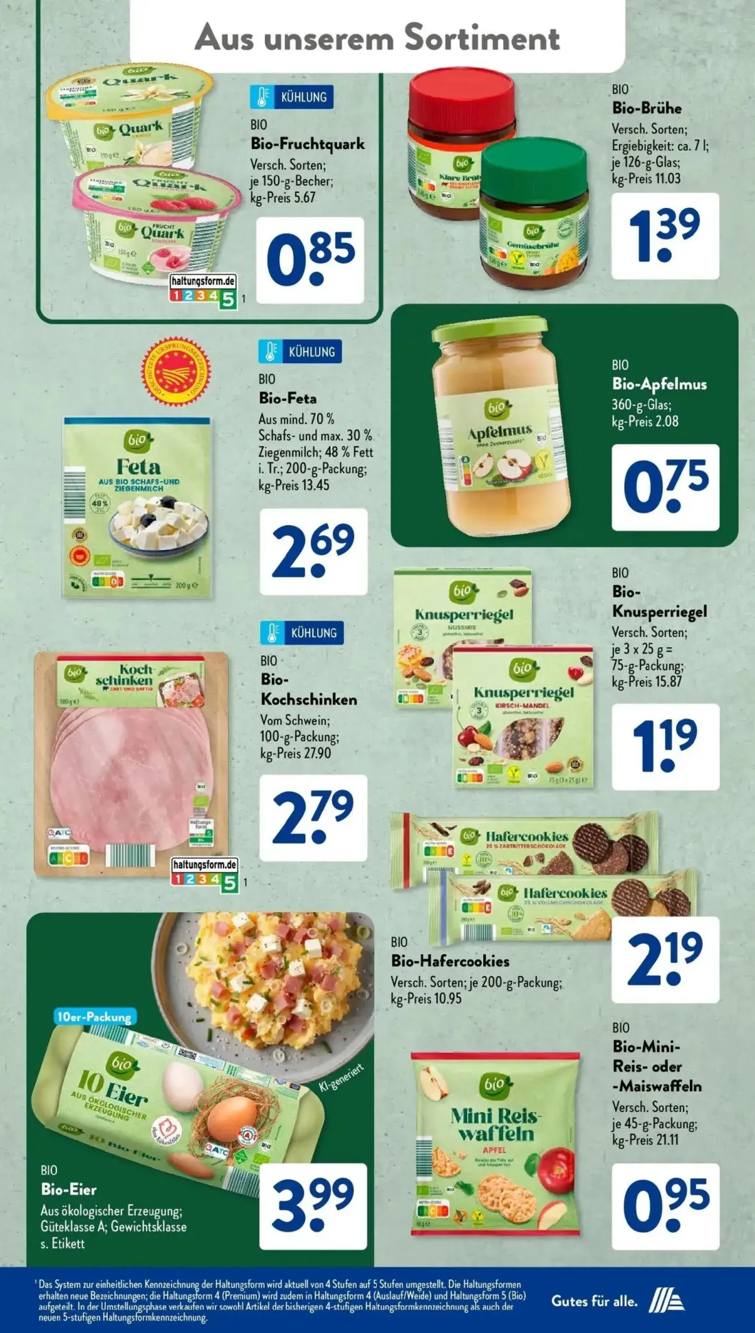 Aldi Süd Prospekt, Seite 29 von 32 — Bio-Fruchtquark, Bio-Brühe, Bio-Feta