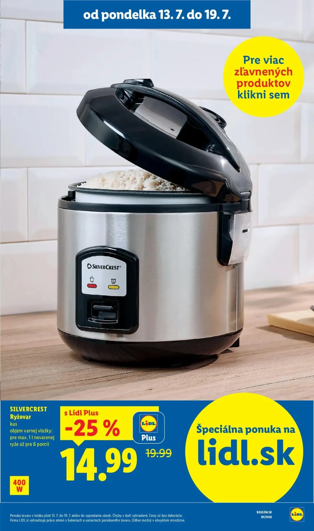 Lidl leták, strana 7 z 94 — Ryžovar
