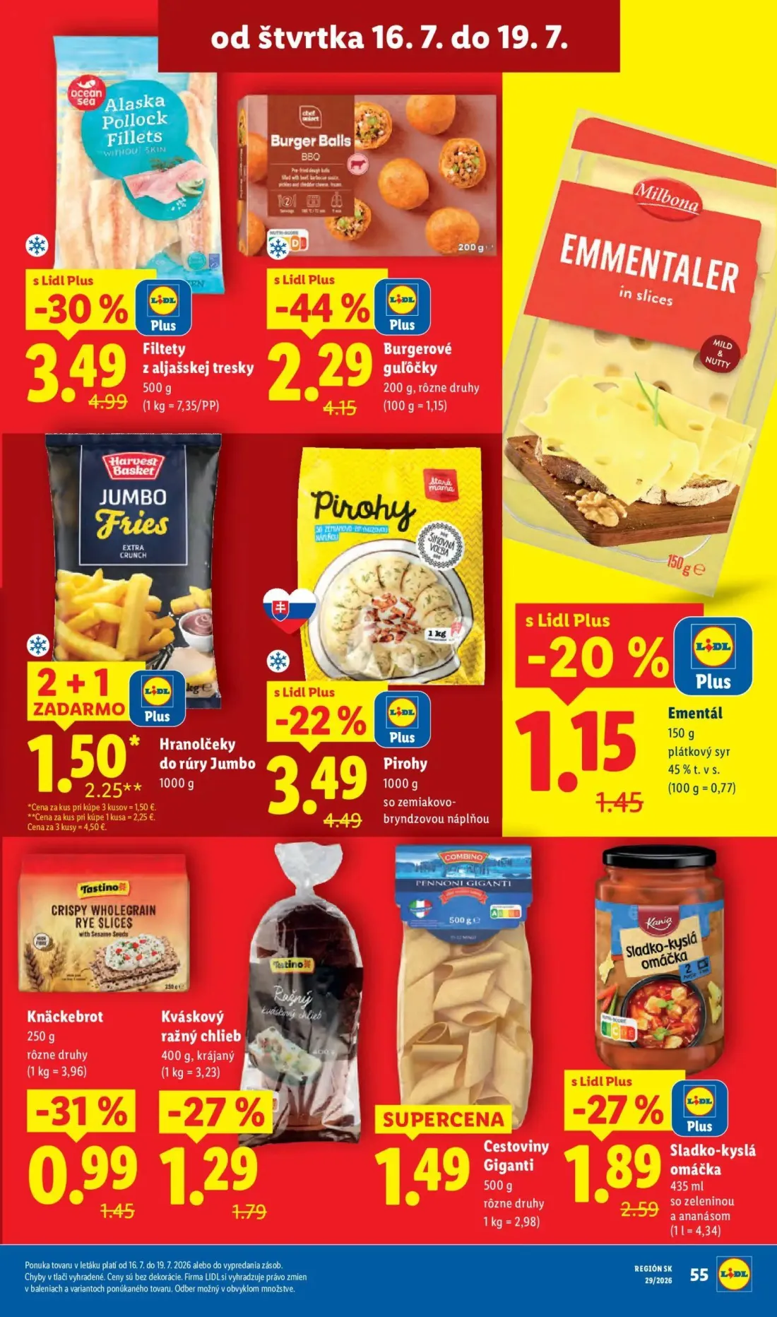 Lidl leták, strana 67 z 94 — Filtety z aljašskej tresky