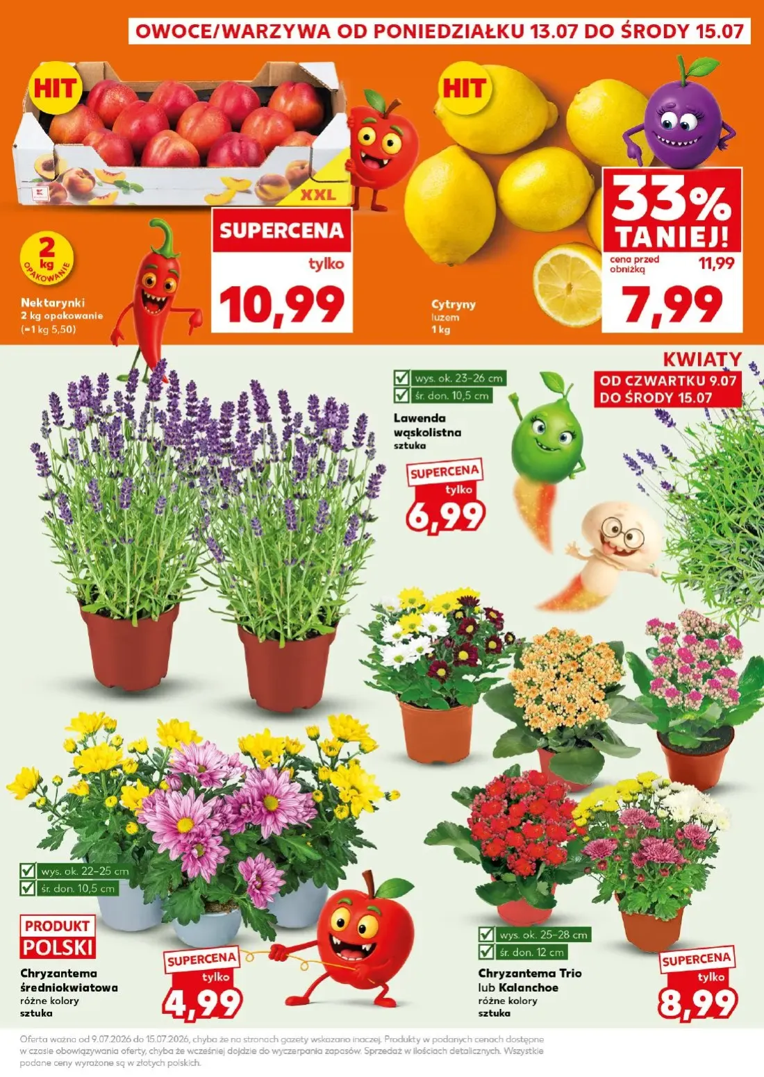 Kaufland gazetka, strona 3 z 36 — Cytryny, Nektarynki