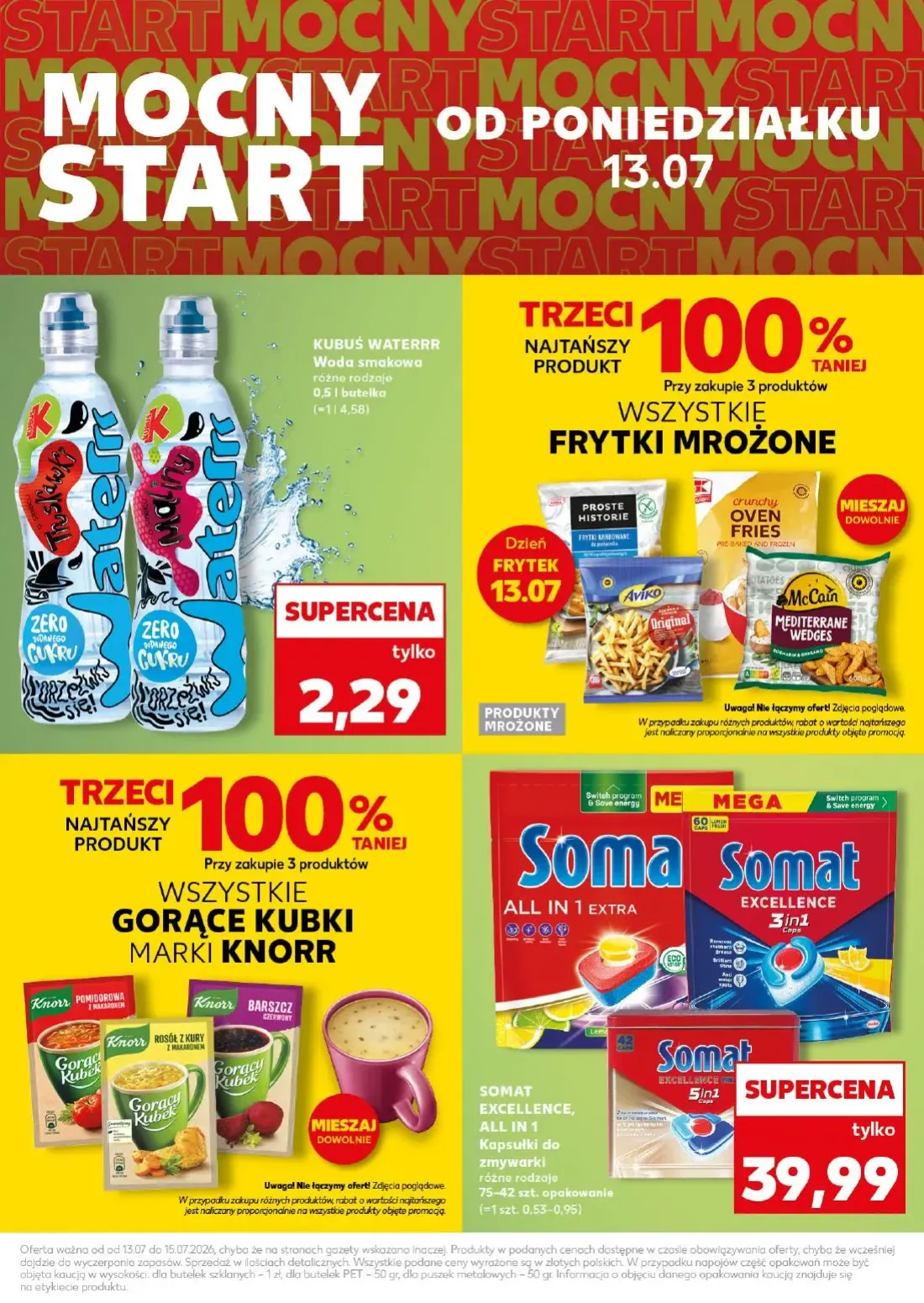 Kaufland gazetka, strona 7 z 36 — KUBUŚ WATERRR Woda smakowa