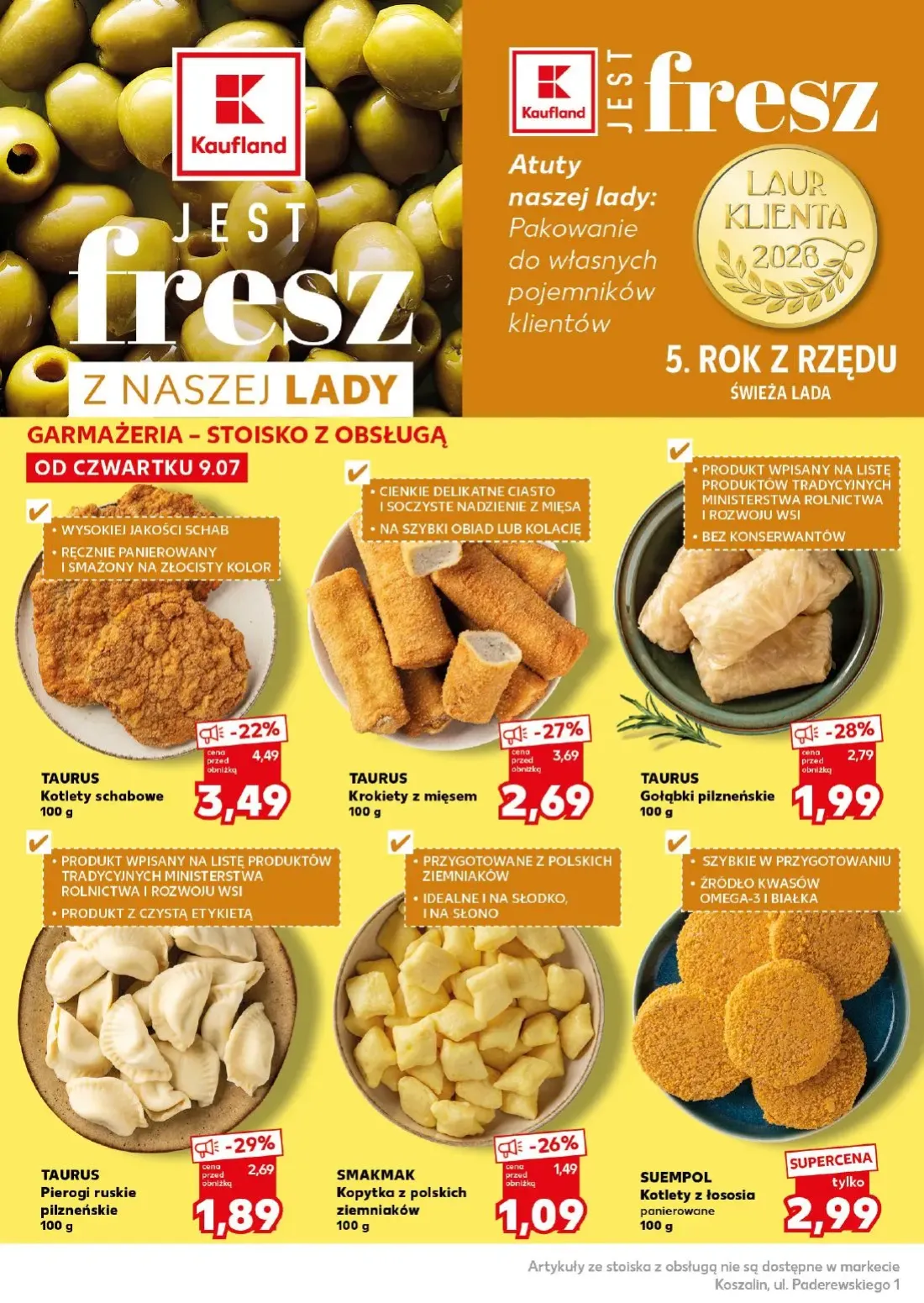 Kaufland gazetka, strona 24 z 36 — Kotlety schabowe, Krokiety z mięsem, Gołąbki pilzneńskie