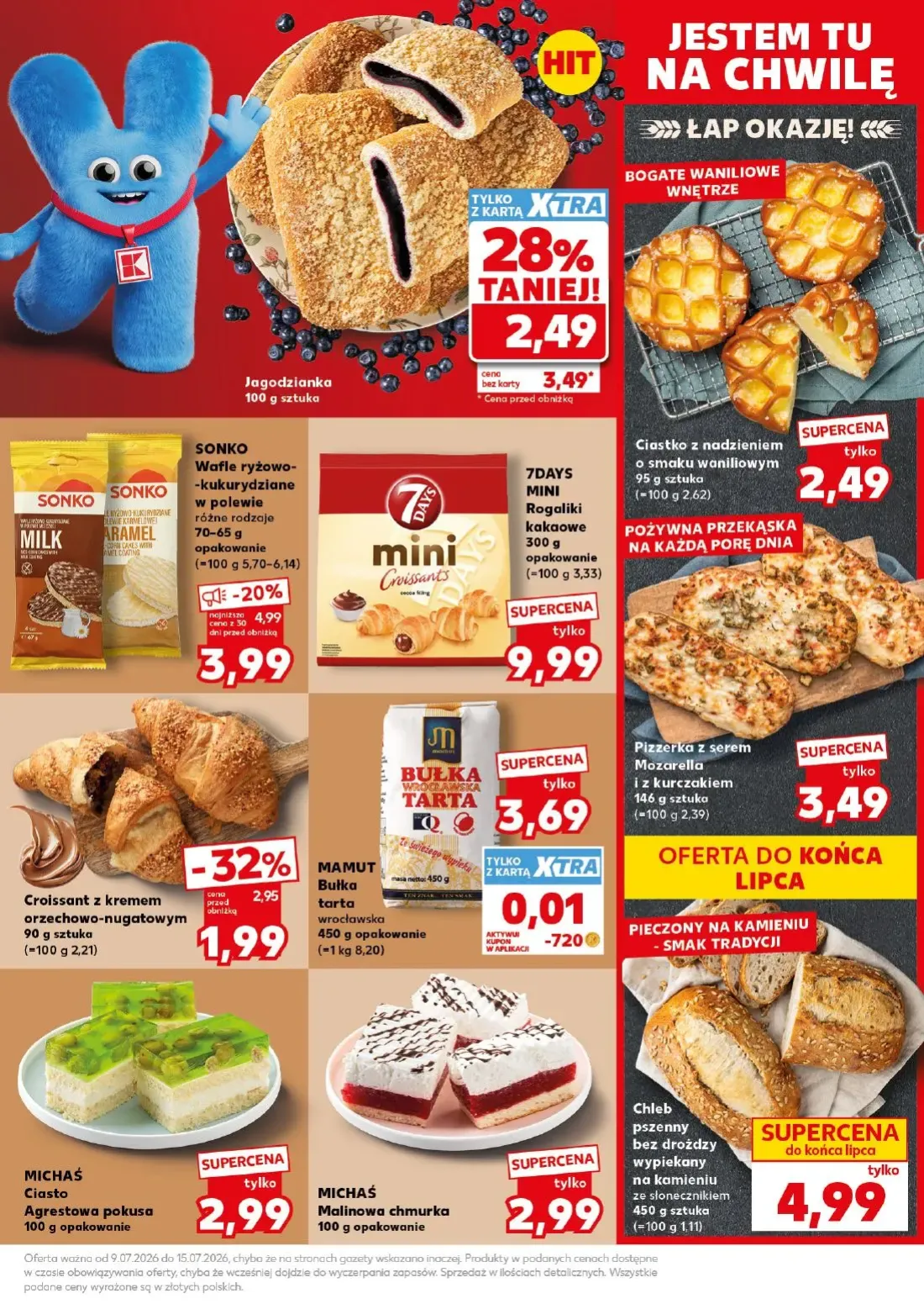 Kaufland gazetka, strona 27 z 36 — Jagodzianka, SONKO Wafle ryżowo-kukurydziane w polewie, Croissant z kremem orzechowo-nuga…