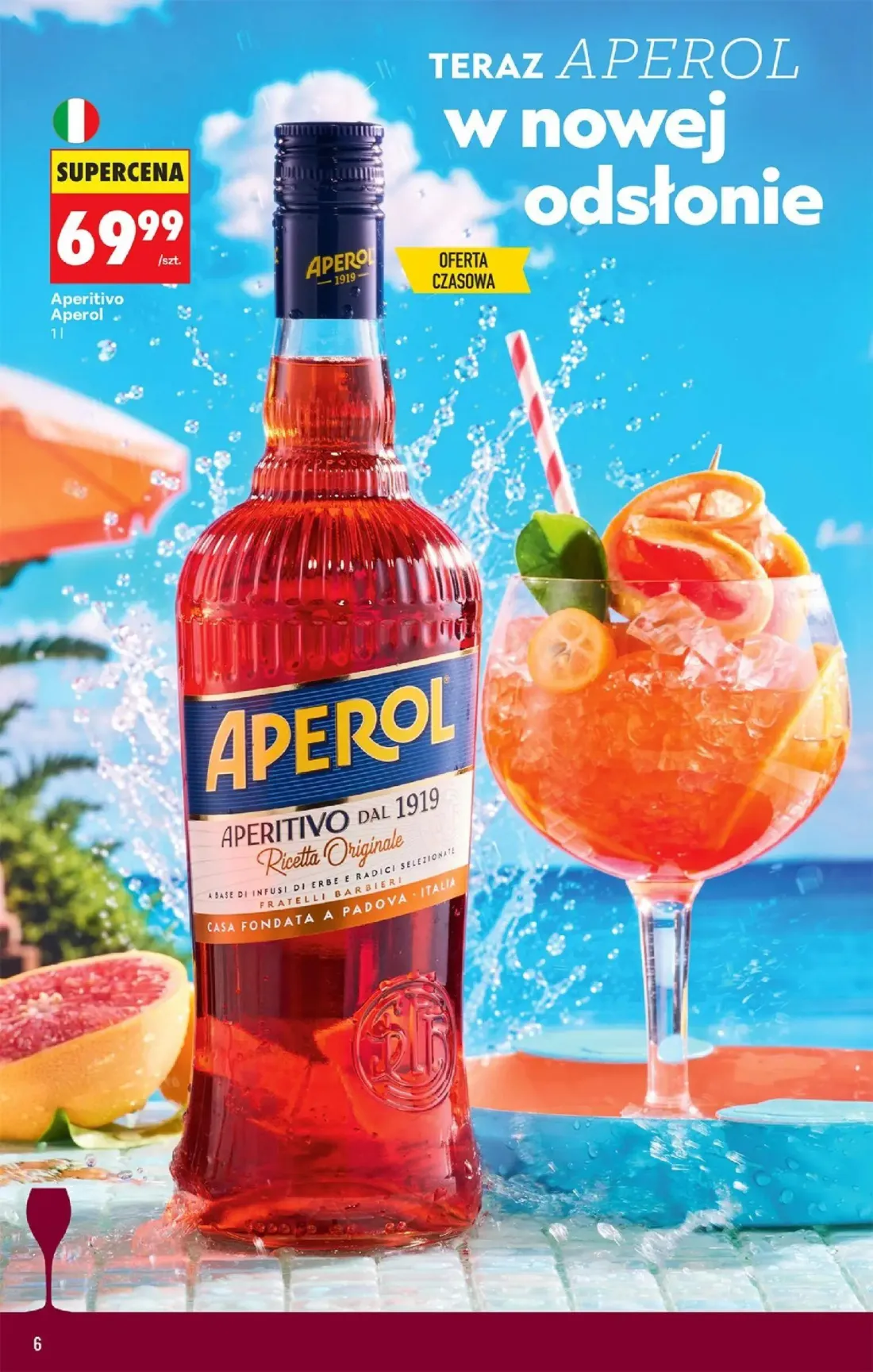 Biedronka gazetka, strona 6 z 36 — Aperitivo Aperol