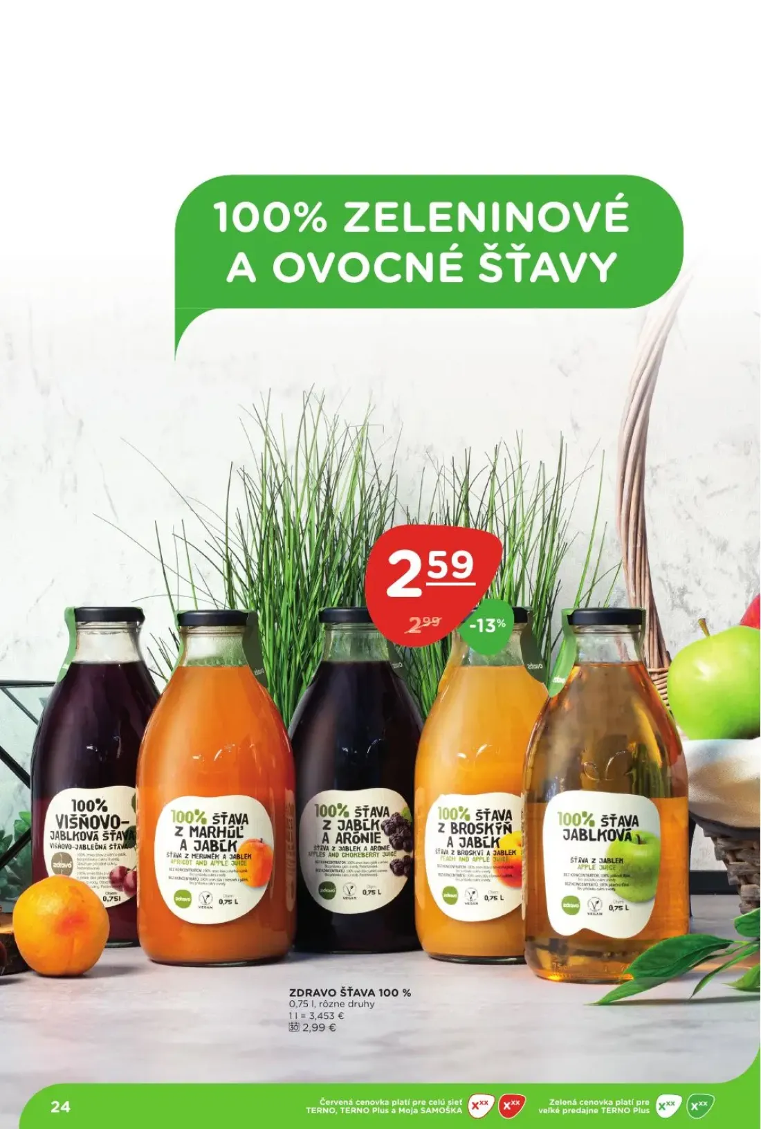 Terno leták, strana 24 z 29 — ZDRAVO ŠŤAVA 100%