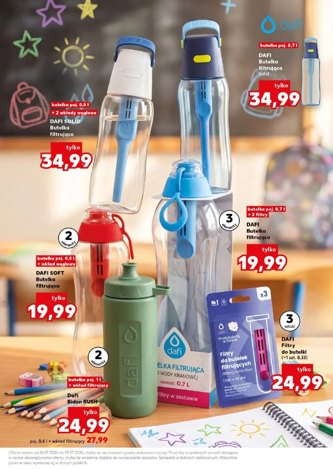 Kaufland gazetka, strona 31 z 32 — Dafi Bidon RUSH, DAFI SOLID Butelka filtrująca, DAFI Butelka filtrująca Solid