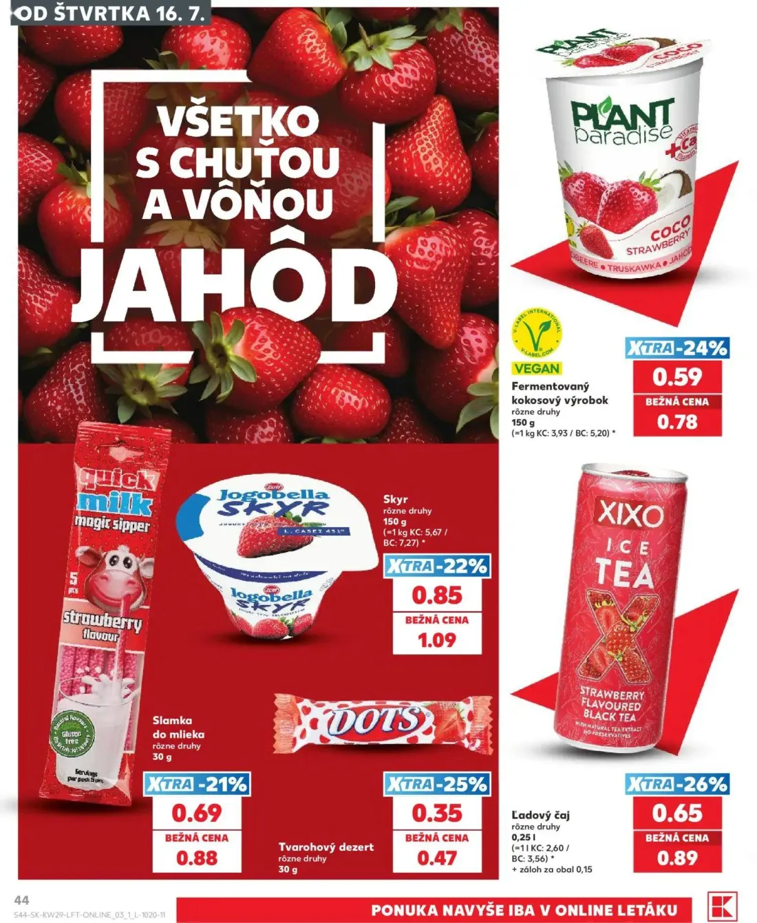 Kaufland leták, strana 44 z 86 — Ľadový čaj