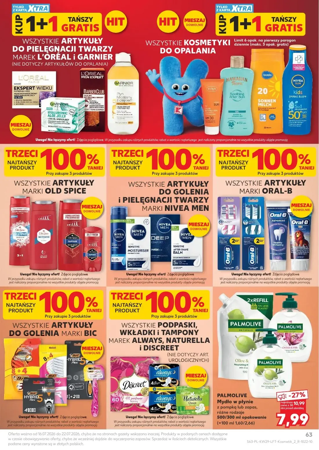 Kaufland gazetka, strona 63 z 70 — PALMOLIVE Mydło w płynie z pompką lub zapas, różne rodzaje