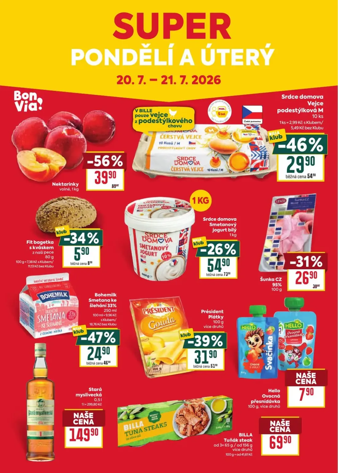 Billa leták, strana 8 z 8