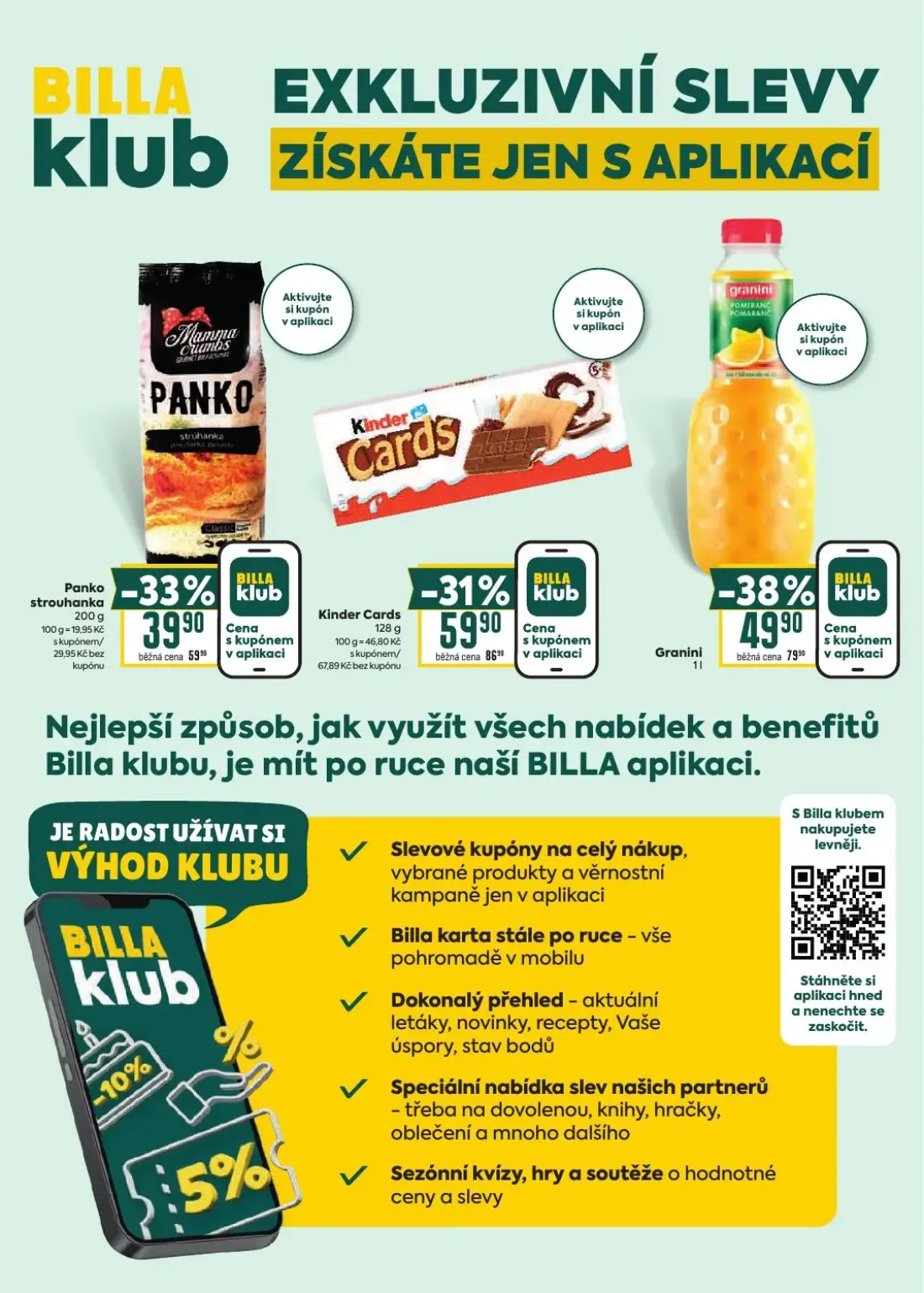 Billa leták, strana 36 z 37